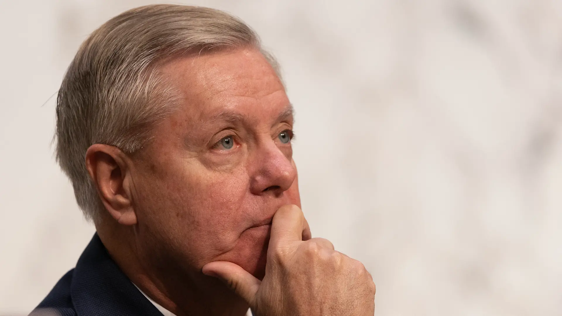 United States Senator Lindsey Graham (Republican of South Carolina) participates in a confirmation hearing of William Barr to be the United States Attorney General, hearing held by the Senate Judiciary Committee, January 16, 2019, on Capitol Hill in Washington, DC. Credit: Chris Kleponis / CNP/AdMedia