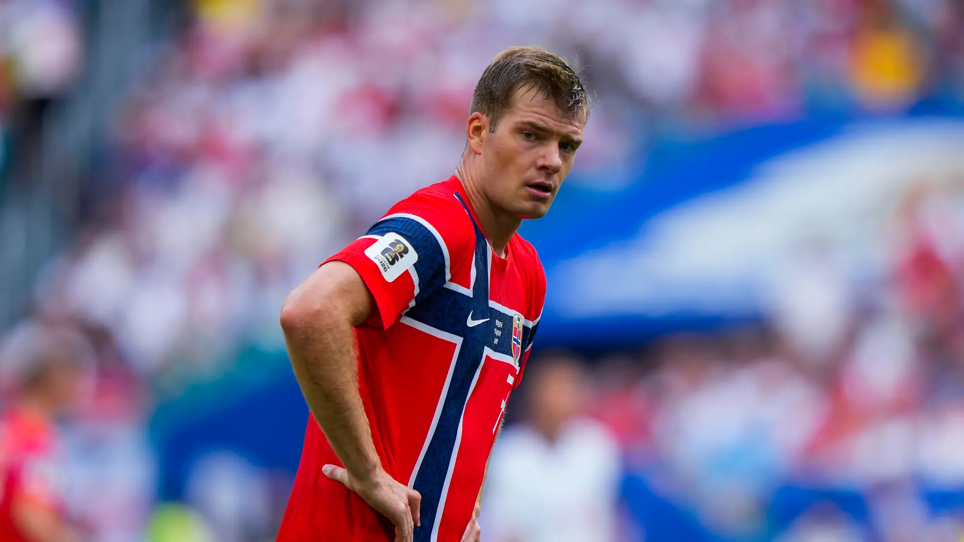 Alexander Sörloth im Viertelfinale Norwegen : England
