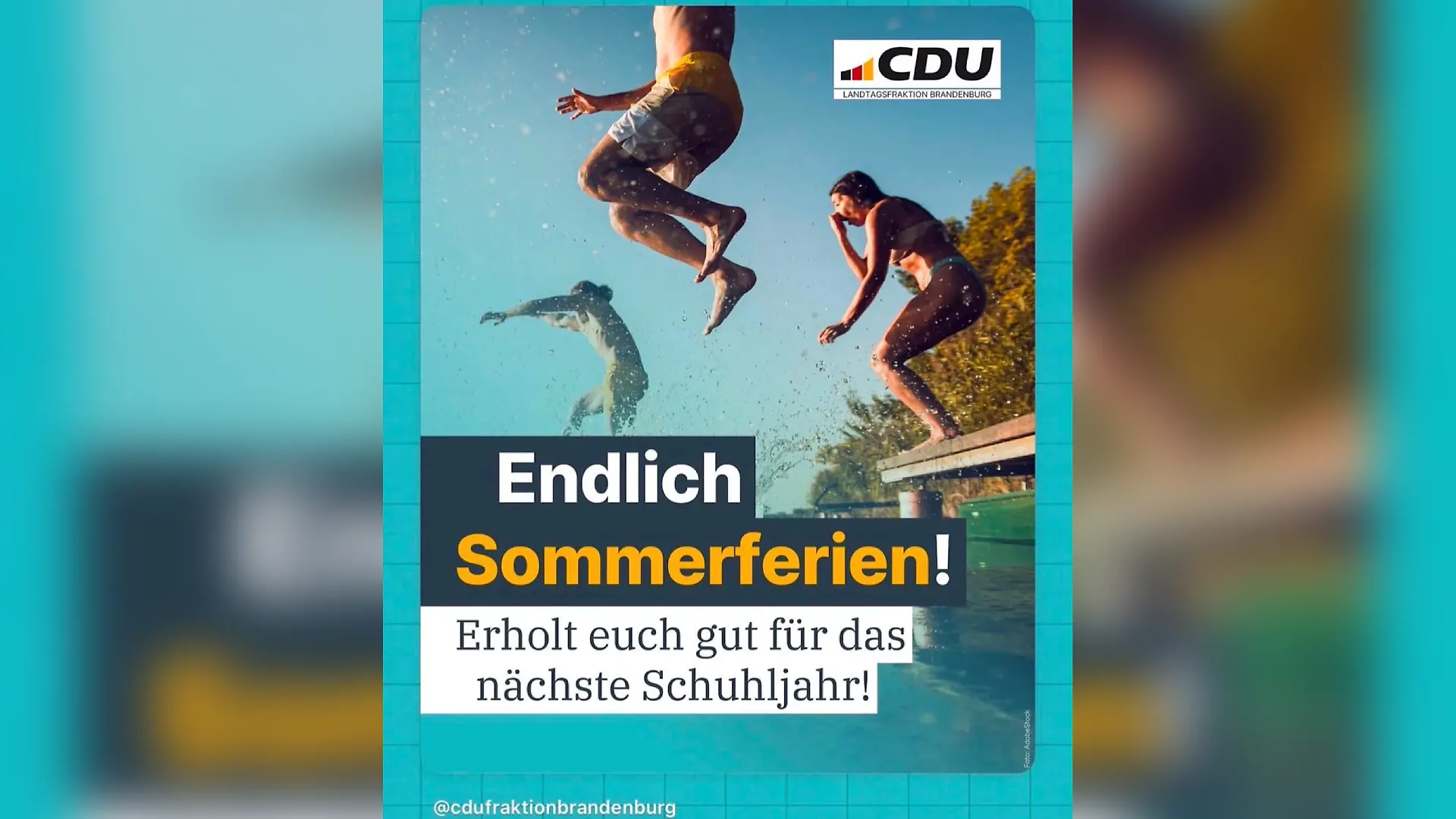 CDU passiert peinlicher Rechtschreibfehler