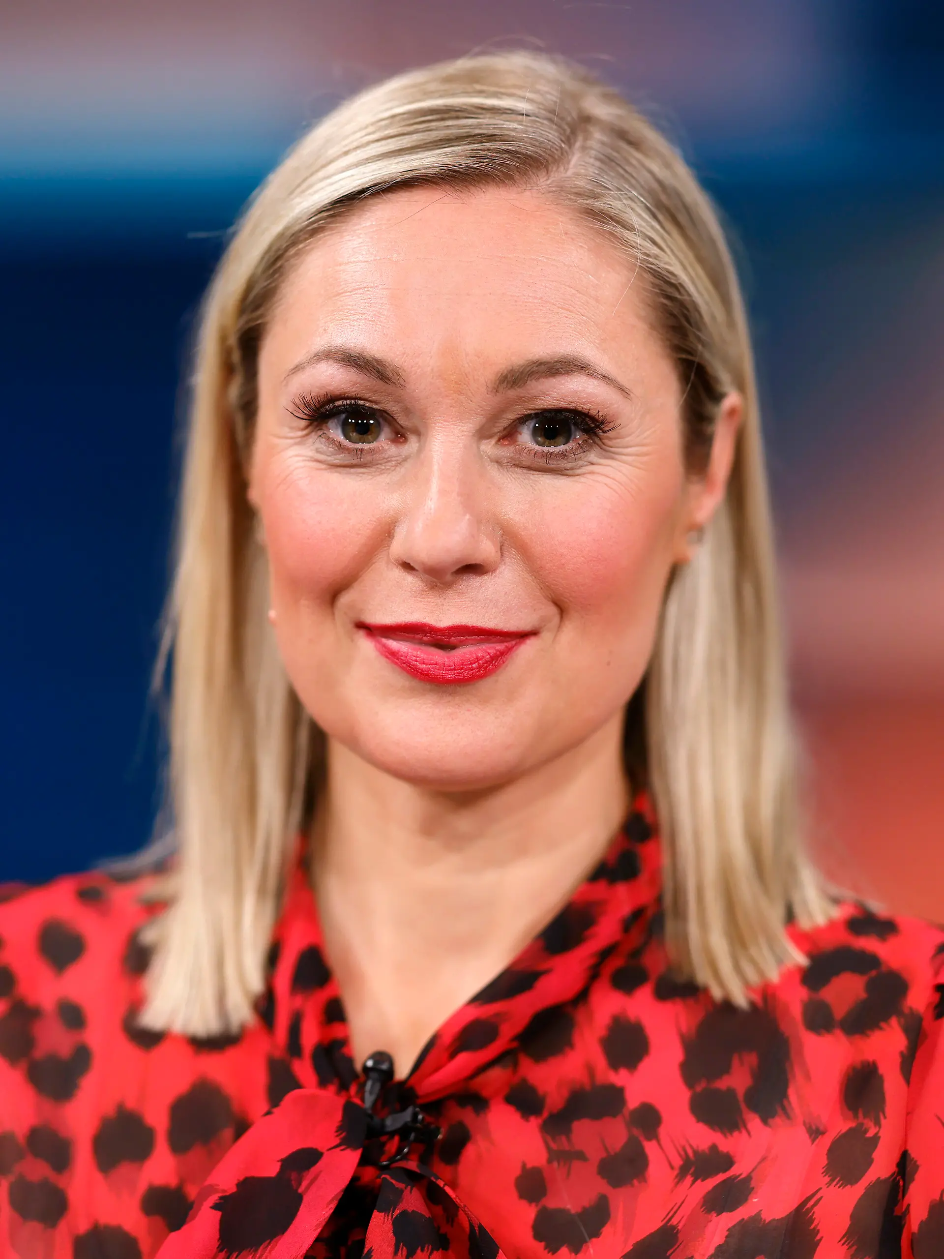 Moderatorin Ruth Moschner in der ARD-Talkshow 'hart aber fair' in den WDR-Studios Köln. Köln, 07.10.2024