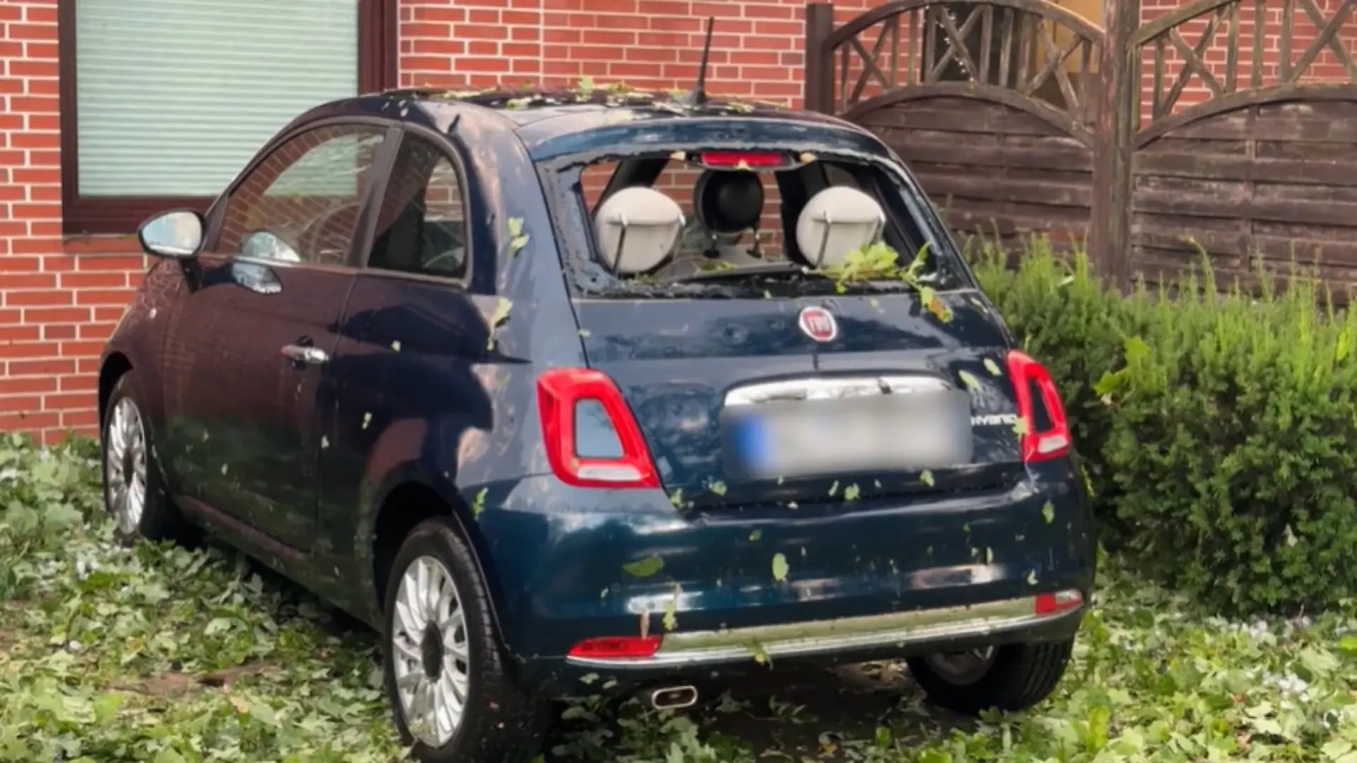 Tennisballgroßer Hagel in Niedersachsen: Autos und Dächer zerstört Hagel-Schäden: Welche Versicherung zahlt?