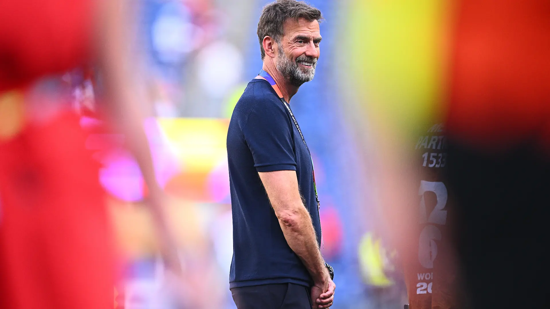 Fußball, Männer, WM 2026, Frankreich - Marokko, Finalrunde, Viertelfinale, Boston -Stadion in Foxborough, Jürgen Klopp, TV-Experte für MagentaTV, nach dem Spiel. ACHTUNG: Gemäß den Auflagen der FIFA dürfen die Bilder ausschließlich zur redaktionellen Verwendung genutzt werden. Eine kommerzielle Nutzung ist ausgeschlossen. Zudem dürfen keine videoähnlichen Sequenzen erstellt werden, und es dürfen keine Veränderungen weder im Vordergrund noch im Hintergrund am Bild vorgenommen werden. +++ dpa-Bildfunk +++