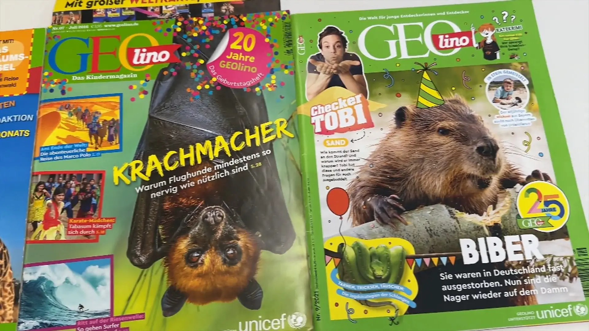 SO hat mit dem Magazin 1996 alles angefangen GEOlino feiert große Party zum 30. Geburtstag