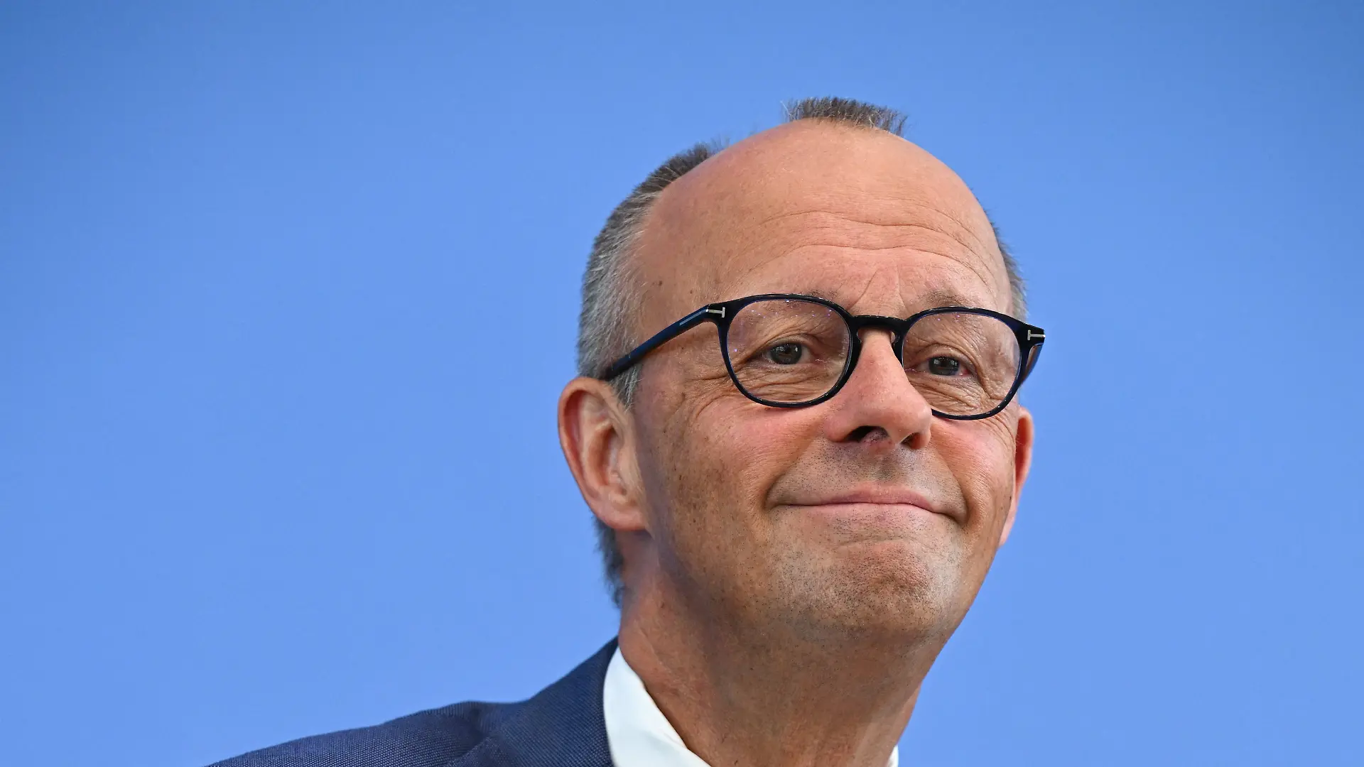 German Chancellor Friedrich Merz holds a press conference in Berlin