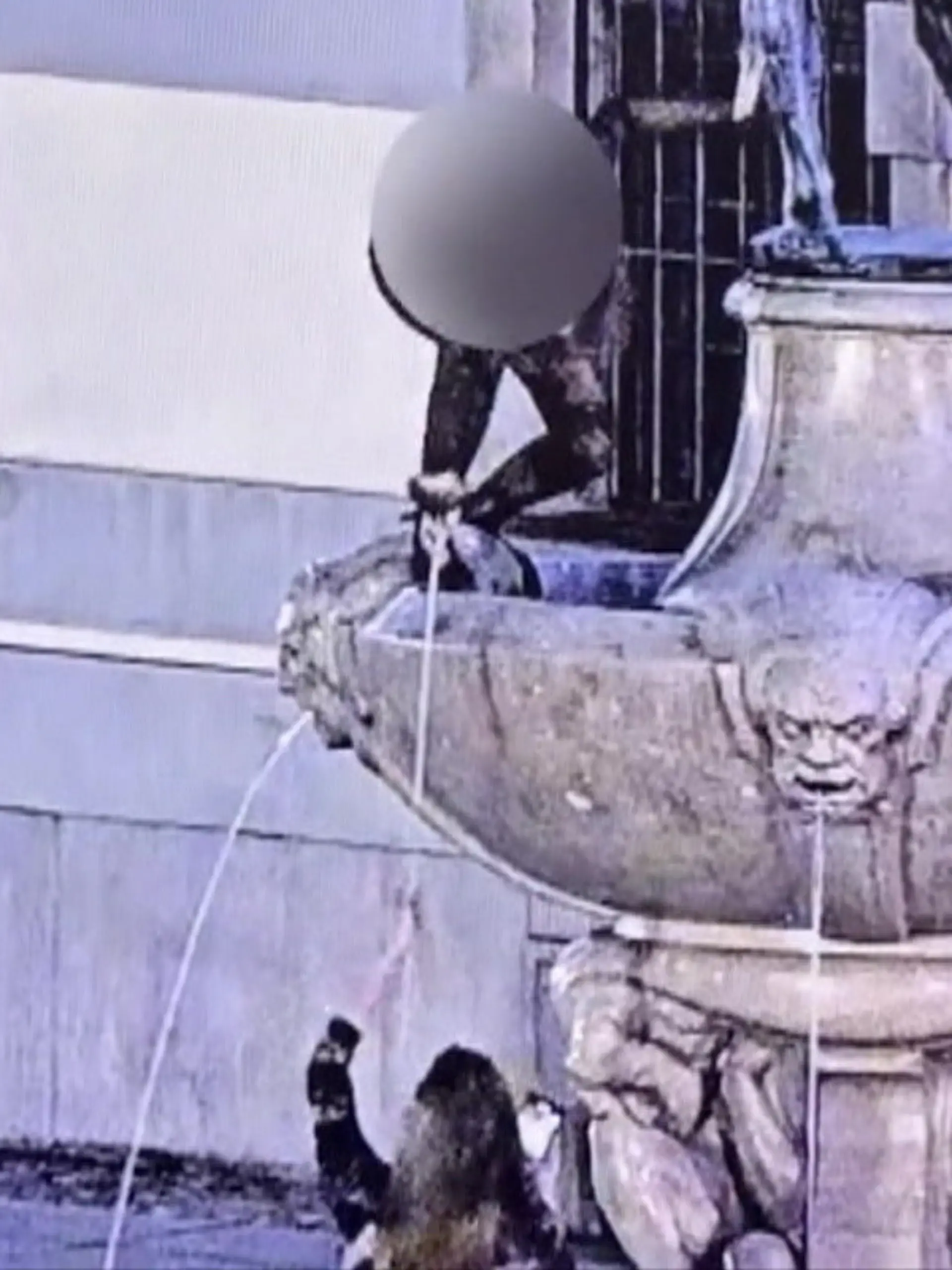 Bild zu: "Dreister Diebstahl an historischem Brunnen! Frauen entreißen Statue DAS"