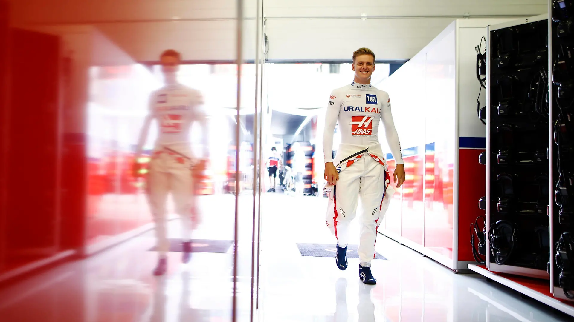 Formula 1 2021: Austrian GP RED BULL RING, AUSTRIA - JULY 02: Mick Schumacher, Haas F1 during the Austrian GP at Red Bull Ring on Friday July 02, 2021 in Spielberg, Austria. Photo by Andy Hone / LAT Images Images PUBLICATIONxINxGERxSUIxAUTxHUNxONLY GP2109_091125_ONZ8531