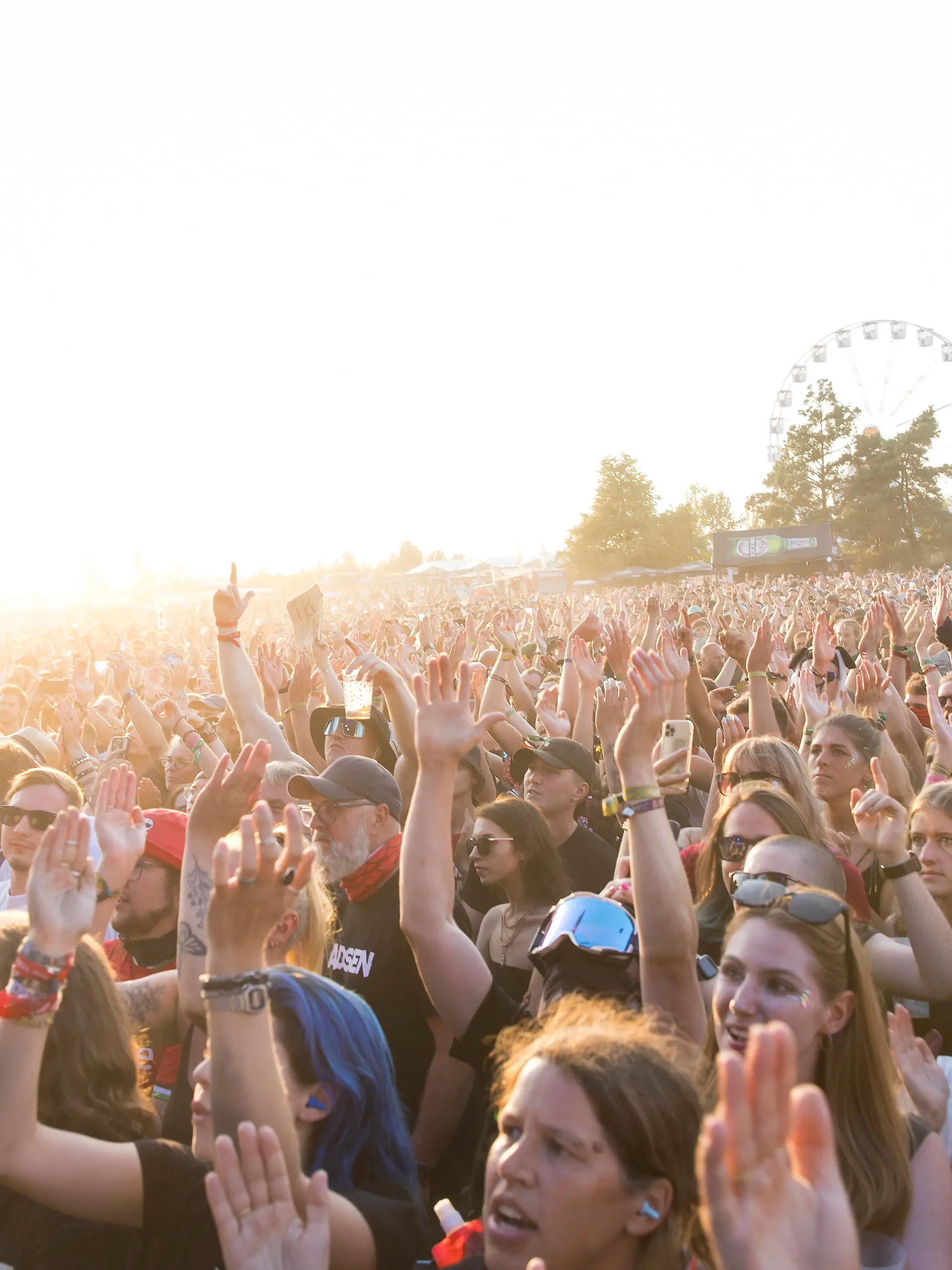 Festivalbesucher beim Highfield Festival am Samstag, Störmthaler See, 16.08.2025