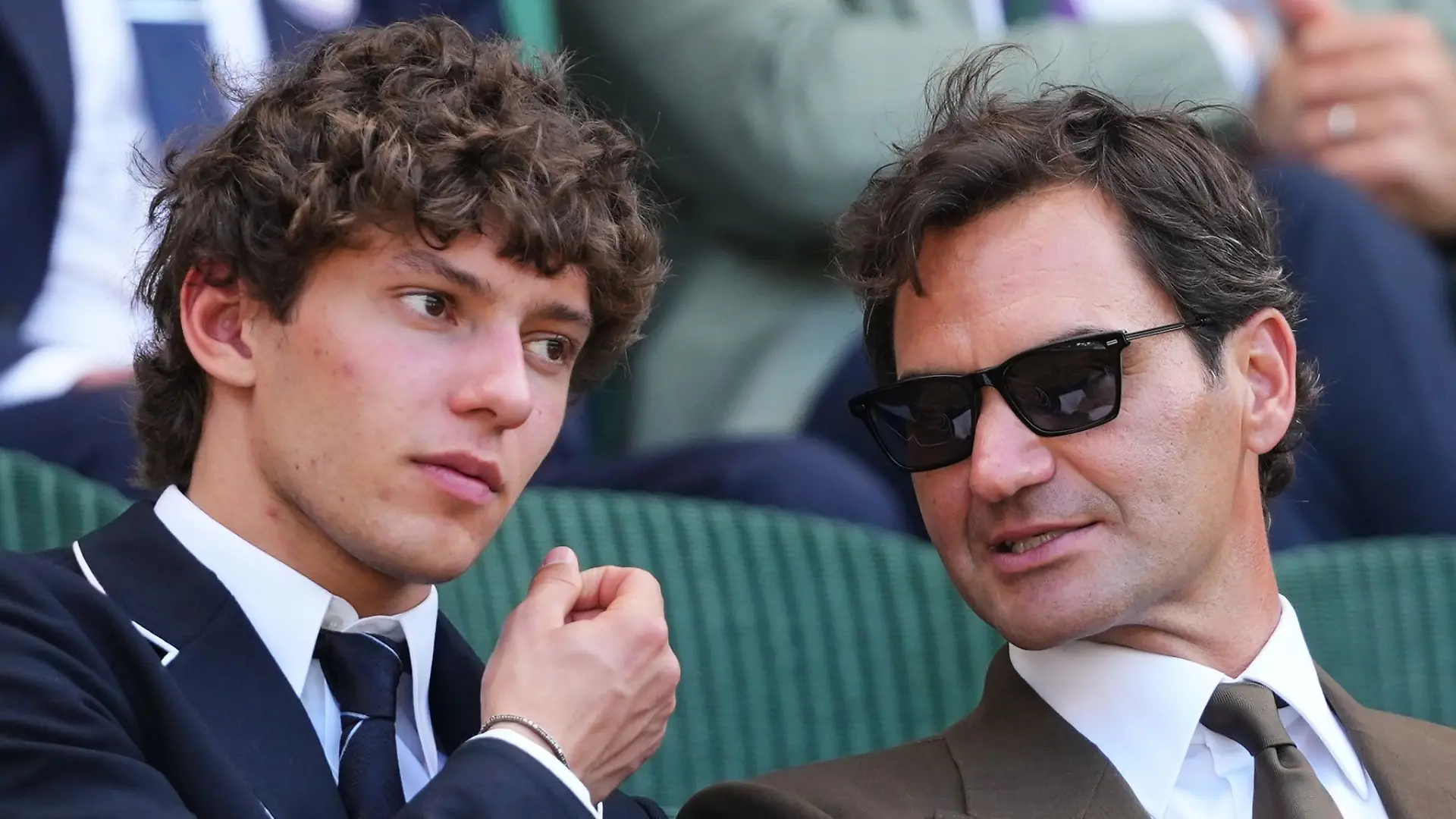 Antonelli unterhielt sich in Wimbledon angeregt mit Roger Federer. (Archivbild)