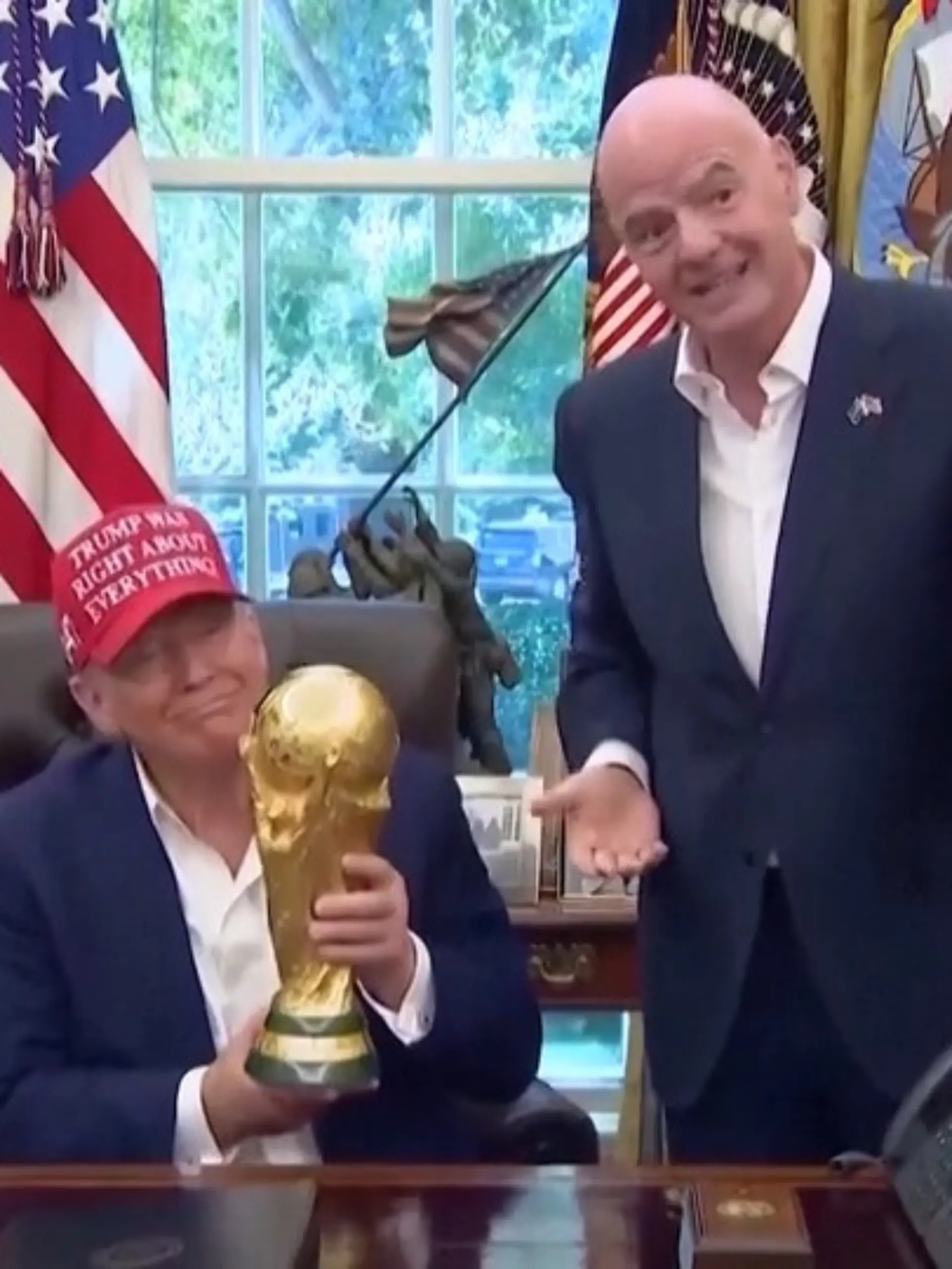 Bild zu: "Donald Trump parteiisch? IHM drückt der US-Präsident beim WM-Finale die Daumen"