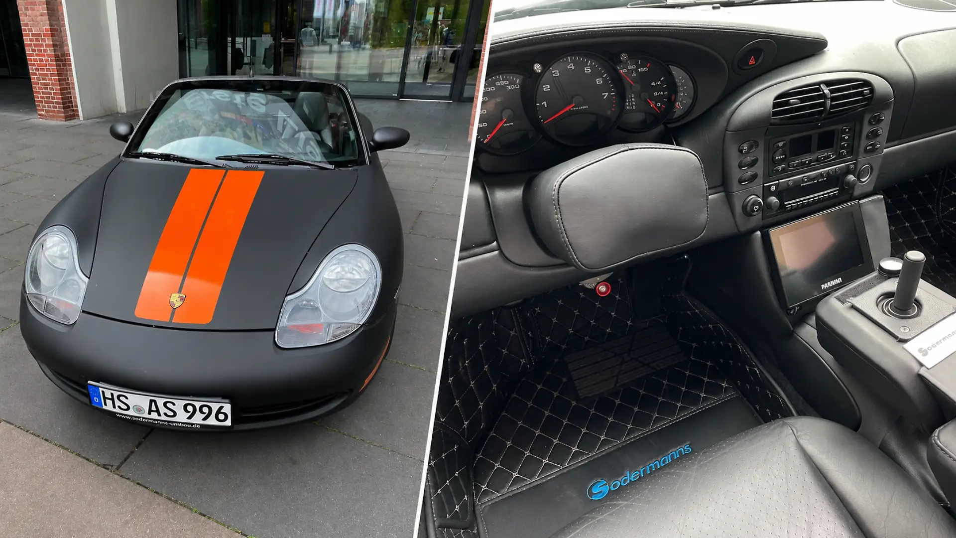 Porsche Carrera Turbo ohne Lenkrad