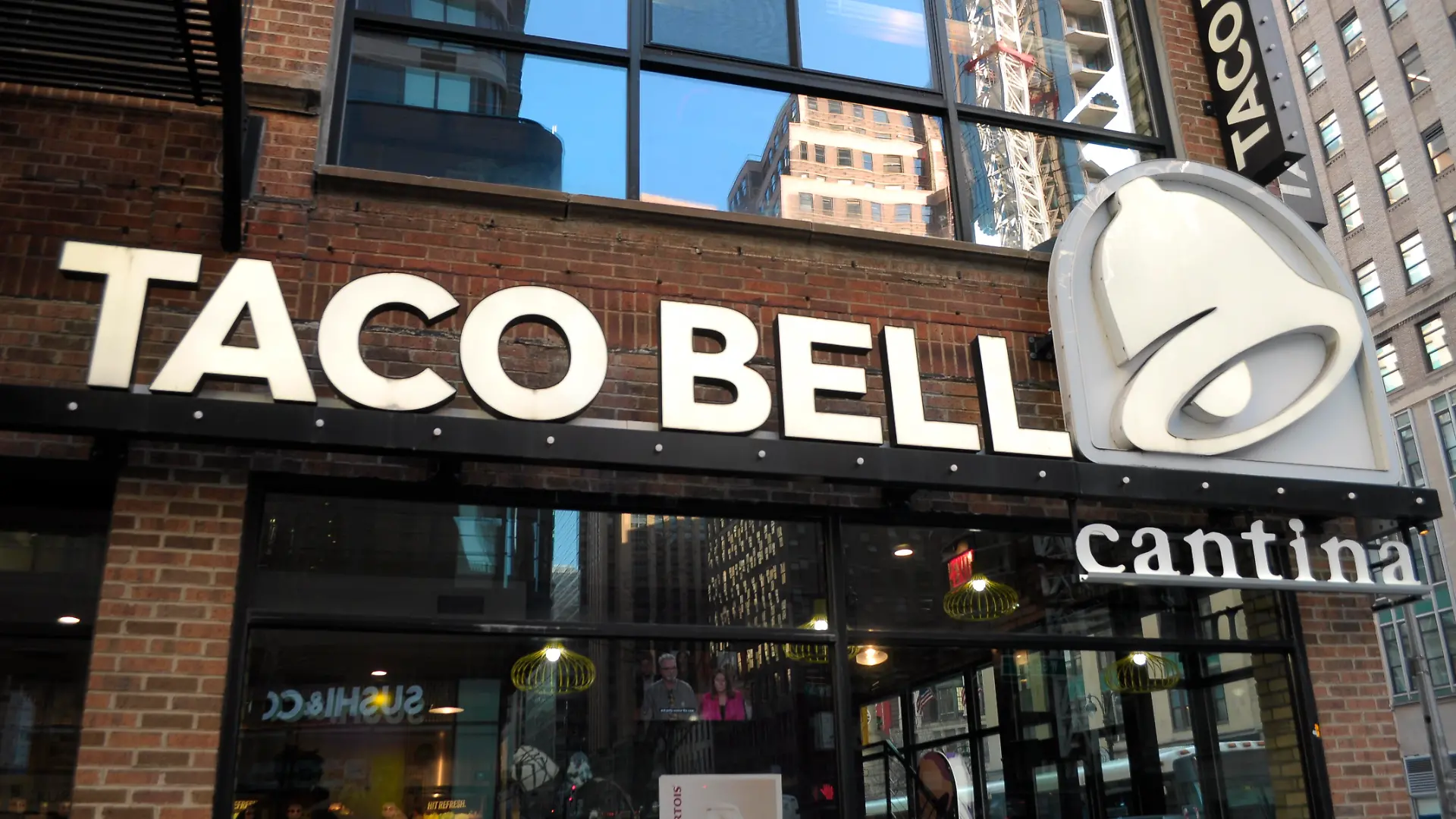 A Taco Bell restaurant is seen in Manhattan, New York City. (Photo by Jimin Kim / SOPA Images/Sipa USA)