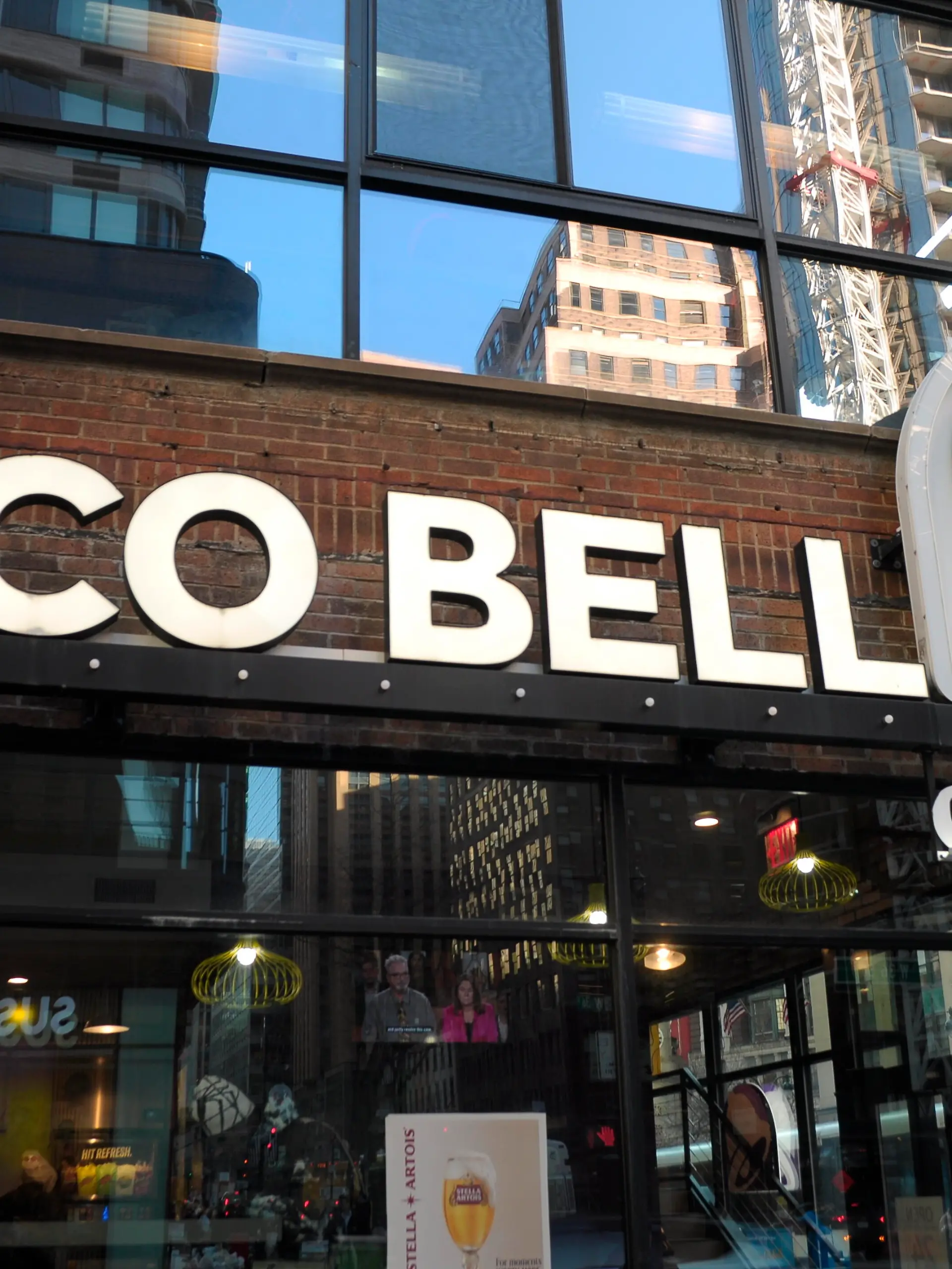A Taco Bell restaurant is seen in Manhattan, New York City. (Photo by Jimin Kim / SOPA Images/Sipa USA)