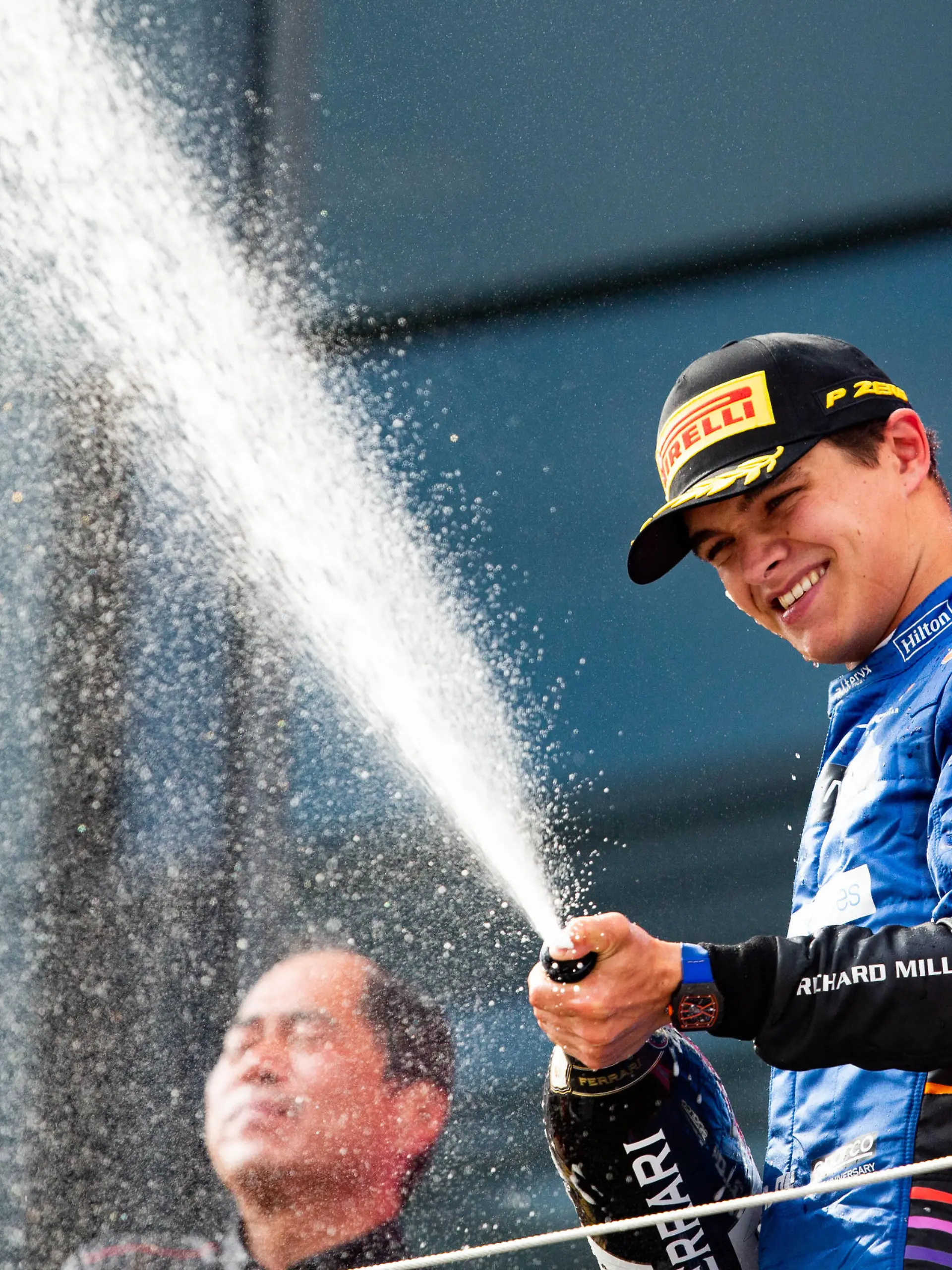  NORRIS Lando gbr, McLaren MCL35M, portrait podium during the Formula 1 Grosser Preis Von Osterreich 2021, 2021 Austrian Grand Prix, 9th round of the 2021 FIA Formula One World Championship, WM, Weltmeisterschaft from July 2 to 4, 2021 on the Red Bull Ring, in Spielberg, Austria - FORMULE 1 : Grand Prix Autriche - 04/07/2021 DPPI/PANORAMIC PUBLICATIONxNOTxINxFRAxITAxBEL 00121018_JFBE5531