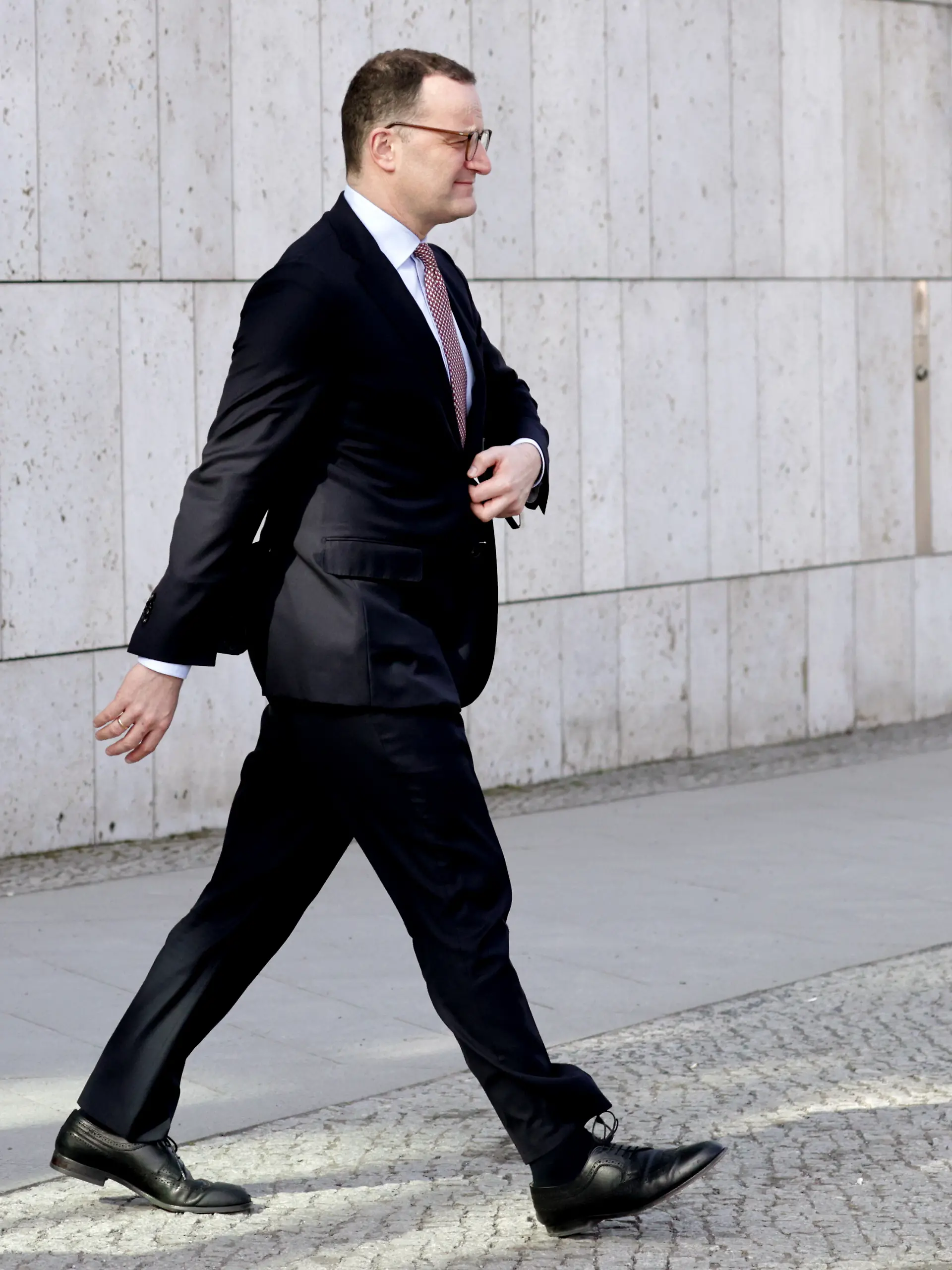 Jens Spahn, Vorsitzender der CDU/CSU Bundestagsfraktion, nach den Sitzungen der Gremien vorm Konrad-Adenauer-Haus, DEU, Berlin, 09.03.2026