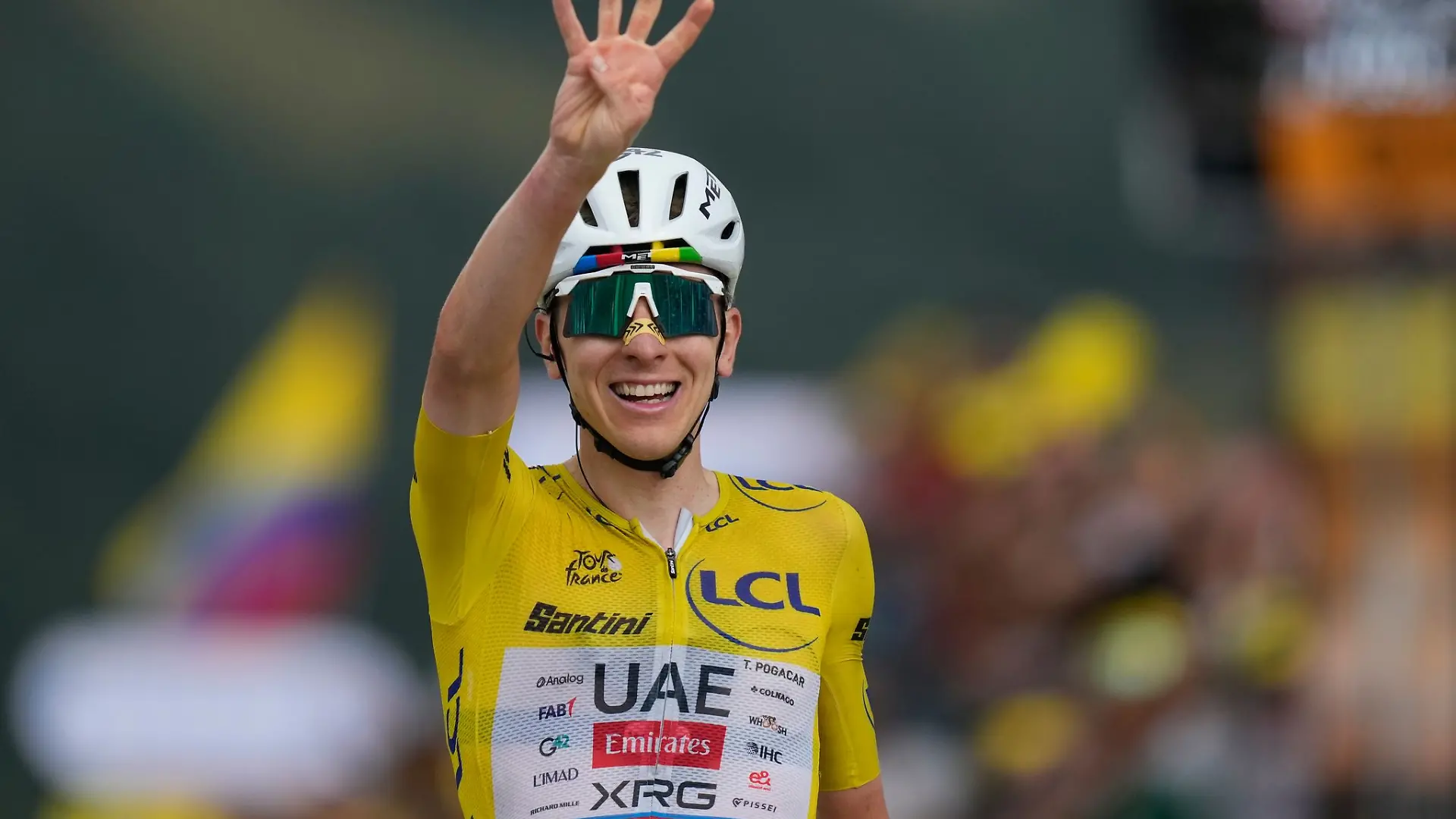 Tadej Pogacar gewinnt bereits seine vierte Etappe bei der Tour 2026.