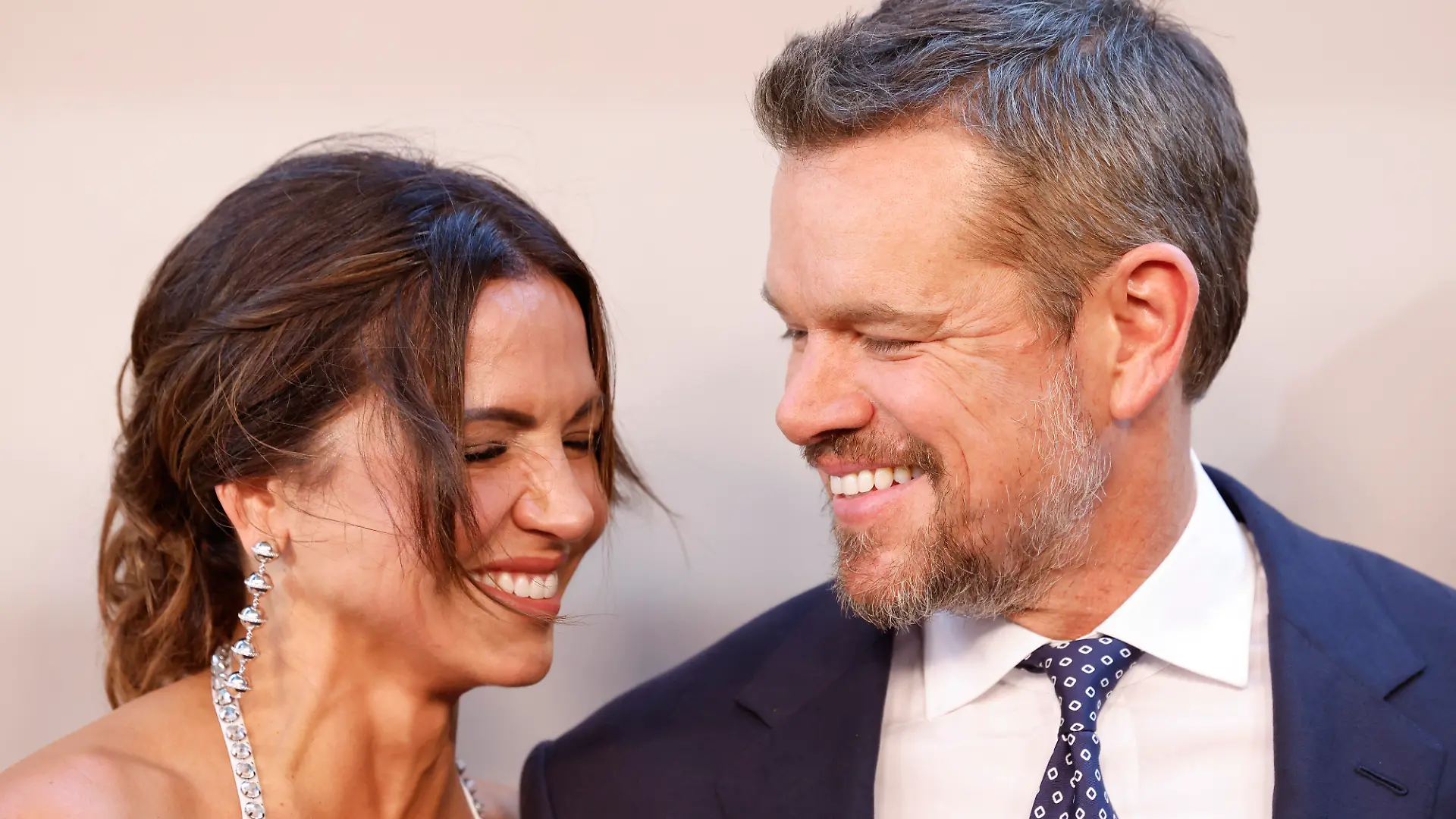 Luciana Barroso, Matt Damon and Isabella Damon arrive on the red carpet when Universal Pictures and Syncopy present the New York Premiere of "The Odyssey" at AMC Lincoln Square Theater on Tuesday, July 14, 2026 in New York City. Photo by John Angelillo/UPI Photo via Newscom picture alliance