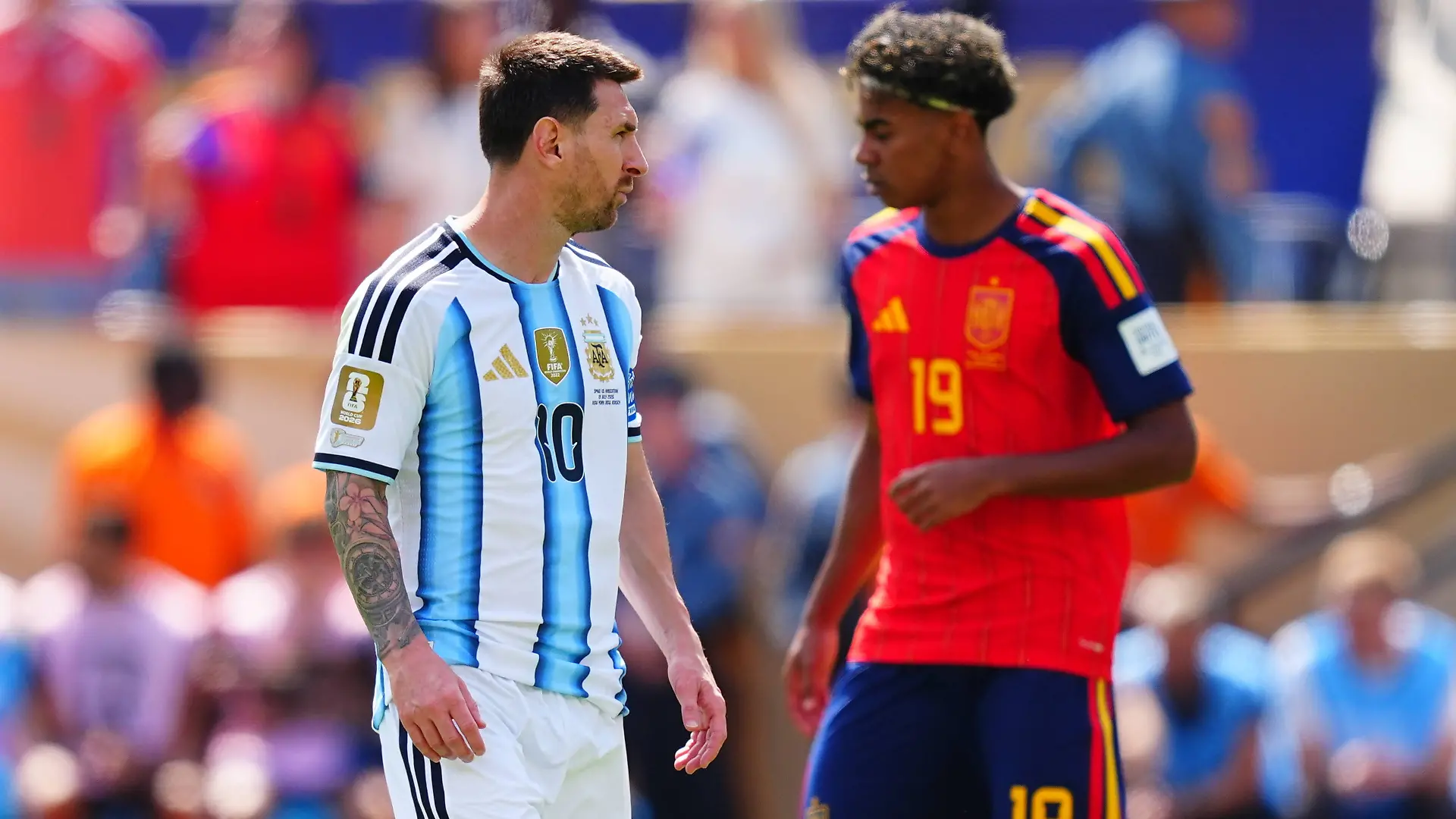 Lamine Yamal und Lionel Messi