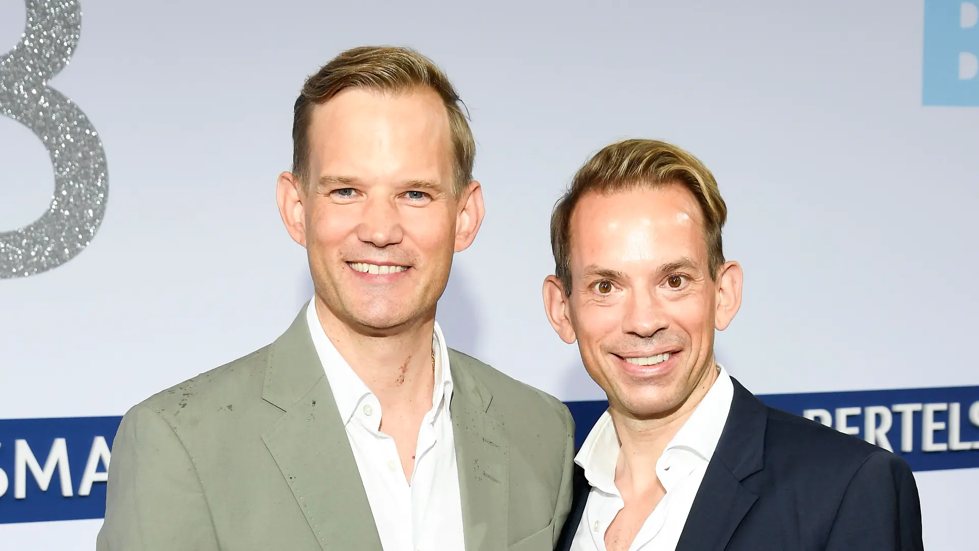 Hendrik Streeck mit Ehemann Paul Zubeil bei der Bertelsmann Party 2025 in der Bertelsmann Repräsentanz Unter den Linden. Berlin, 11.09.2025