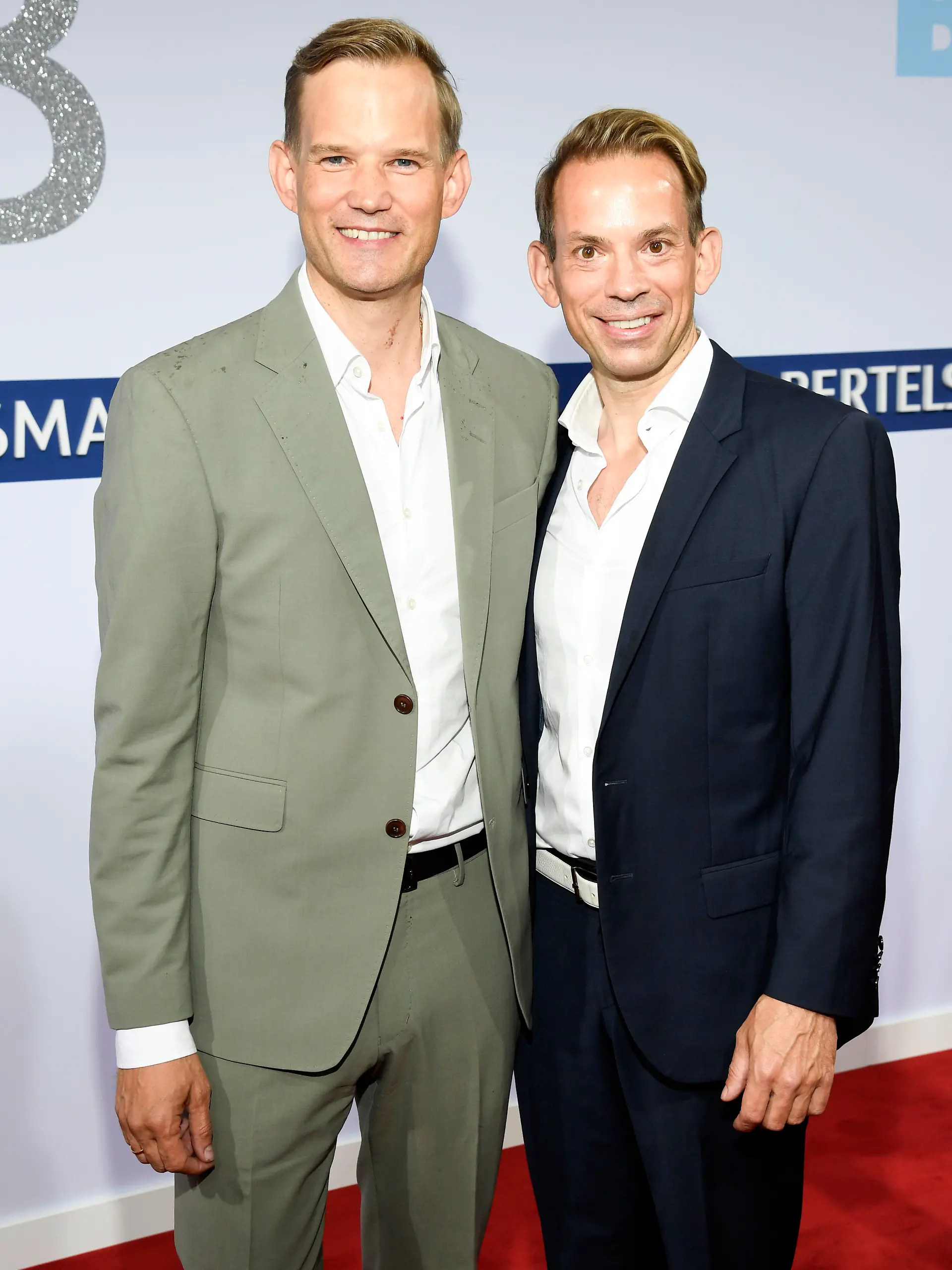 Hendrik Streeck mit Ehemann Paul Zubeil bei der Bertelsmann Party 2025 in der Bertelsmann Repräsentanz Unter den Linden. Berlin, 11.09.2025