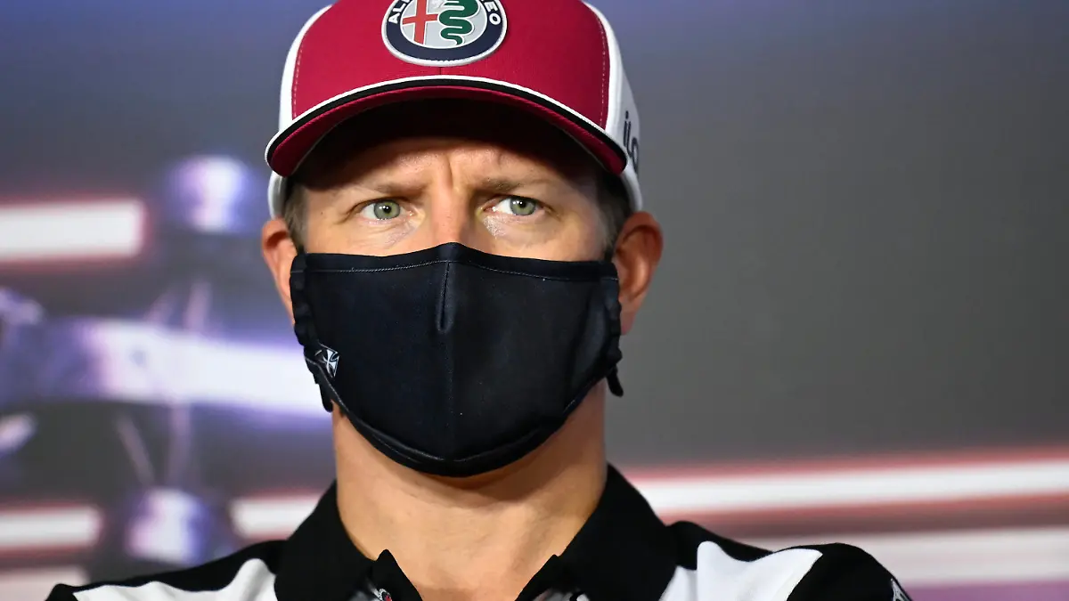 24.06.2021, Österreich, Spielberg: Motorsport: Formel-1-Weltmeisterschaft, vor dem Grand Prix der Steiermark. Kimi Räikkönen aus Finnland vom Team Alfa Romeo Racing nimmt an einer Pressekonferenz teil. Der Grand Prix der Steiermark wird am 27.06. ausgetragen. Foto: Christian Bruna/Pool EPA/AP/dpa +++ dpa-Bildfunk +++