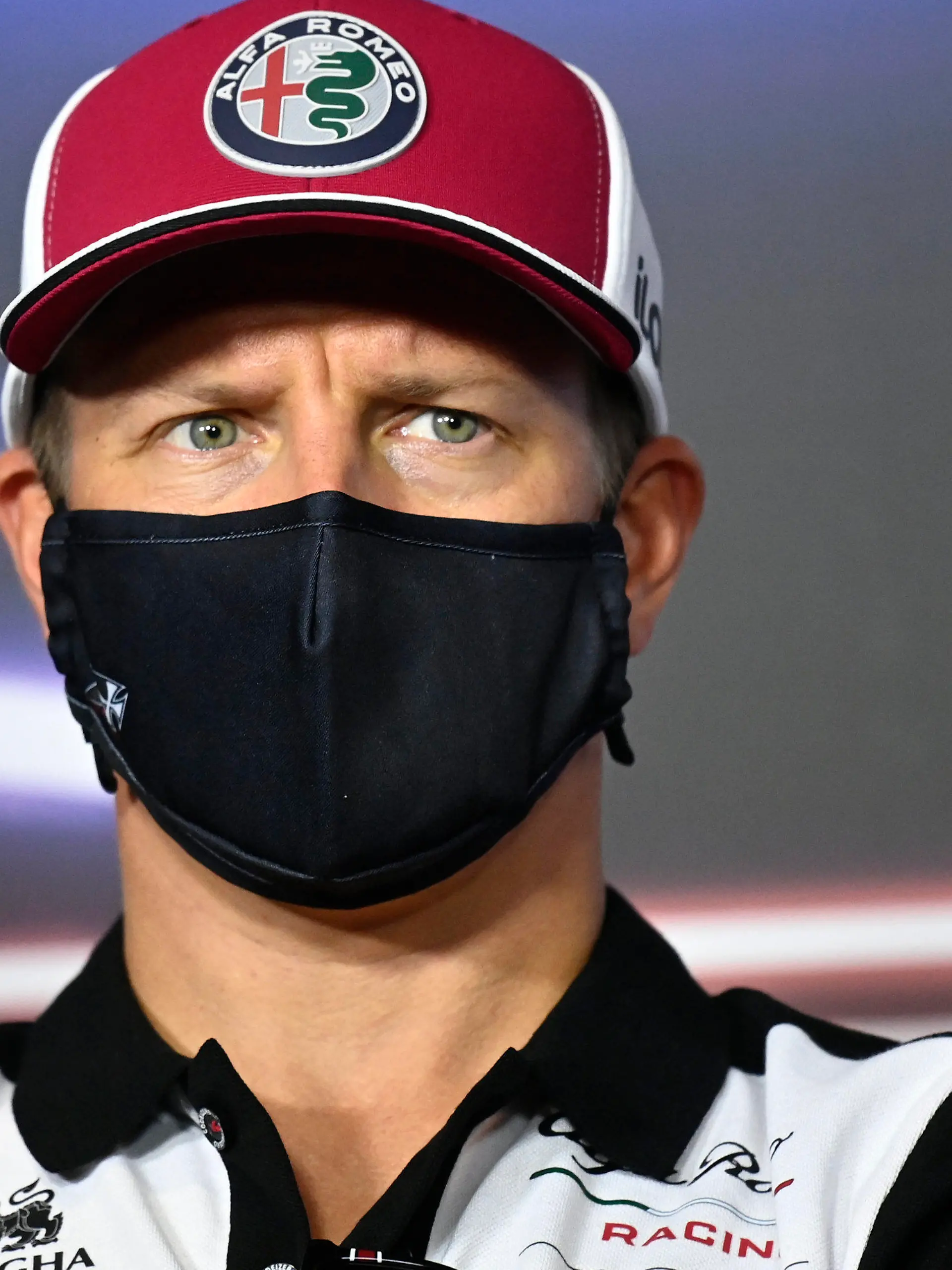 24.06.2021, Österreich, Spielberg: Motorsport: Formel-1-Weltmeisterschaft, vor dem Grand Prix der Steiermark. Kimi Räikkönen aus Finnland vom Team Alfa Romeo Racing nimmt an einer Pressekonferenz teil. Der Grand Prix der Steiermark wird am 27.06. ausgetragen. Foto: Christian Bruna/Pool EPA/AP/dpa +++ dpa-Bildfunk +++