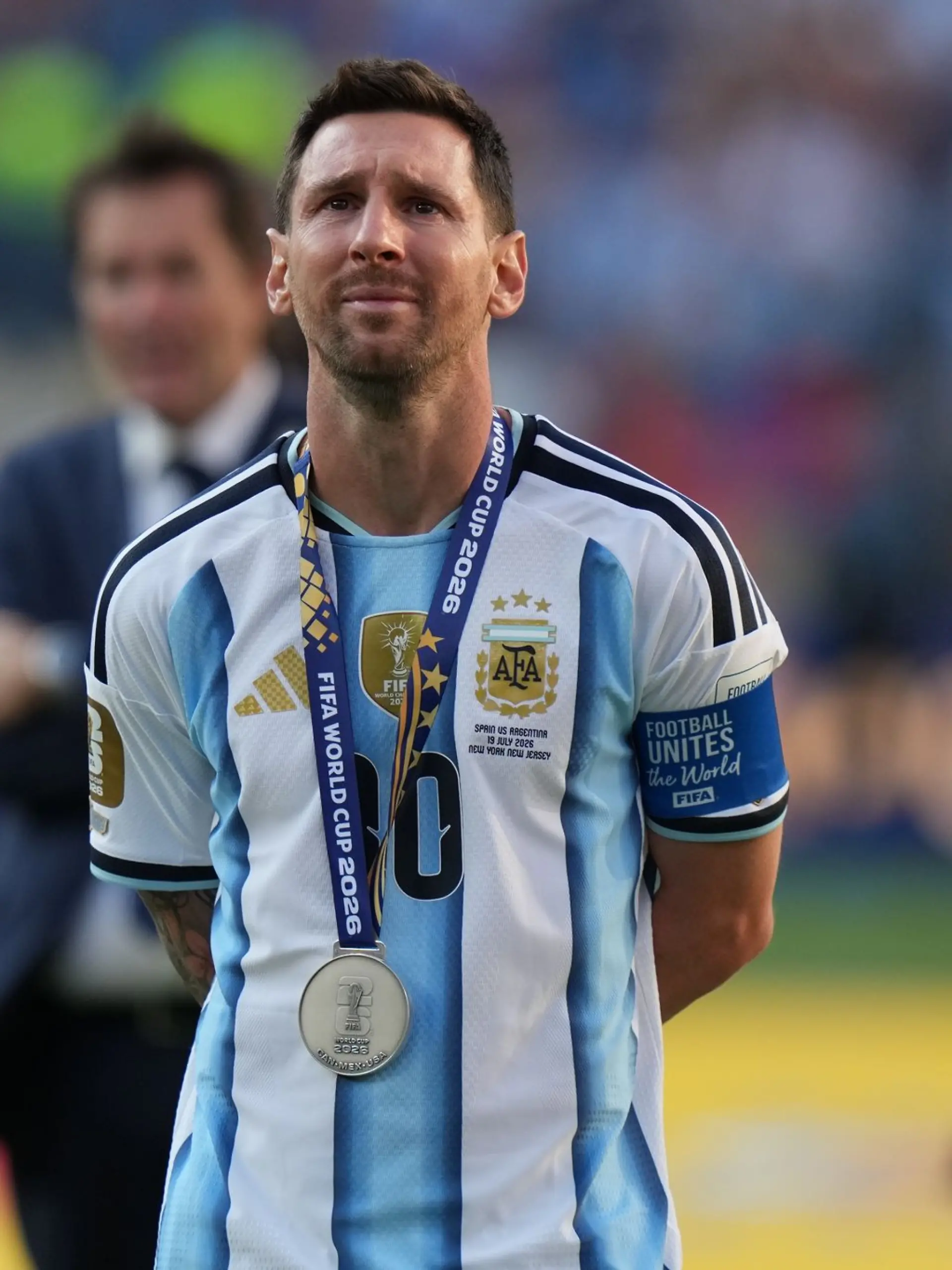 Lionel Messi weinte nach dem WM-Finale bitterlich.