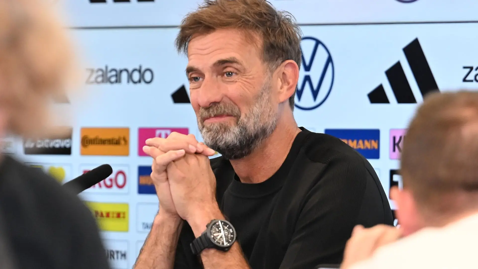 Jürgen Klopp bei der Präsentation als Bundestrainer.