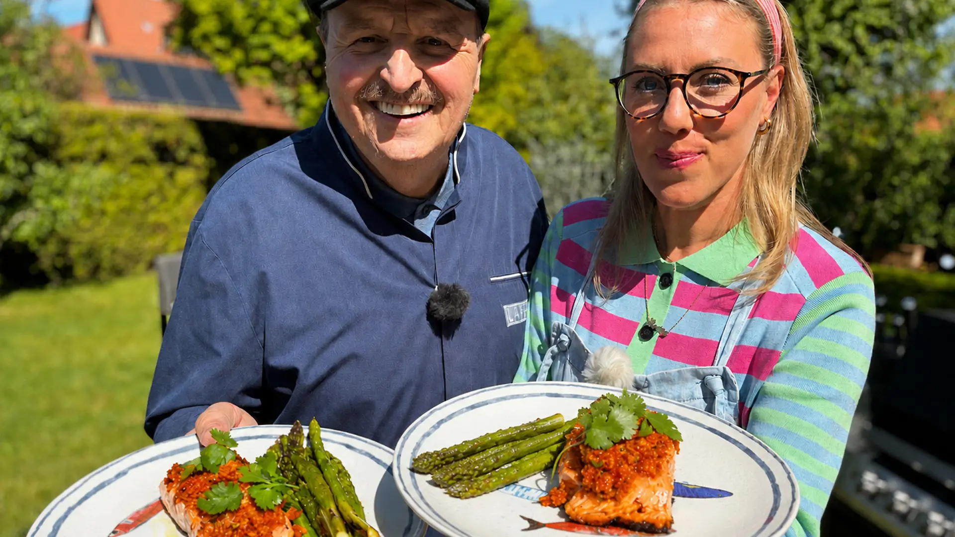 Lafers Lachs vom Grill Außen kross, innen zart