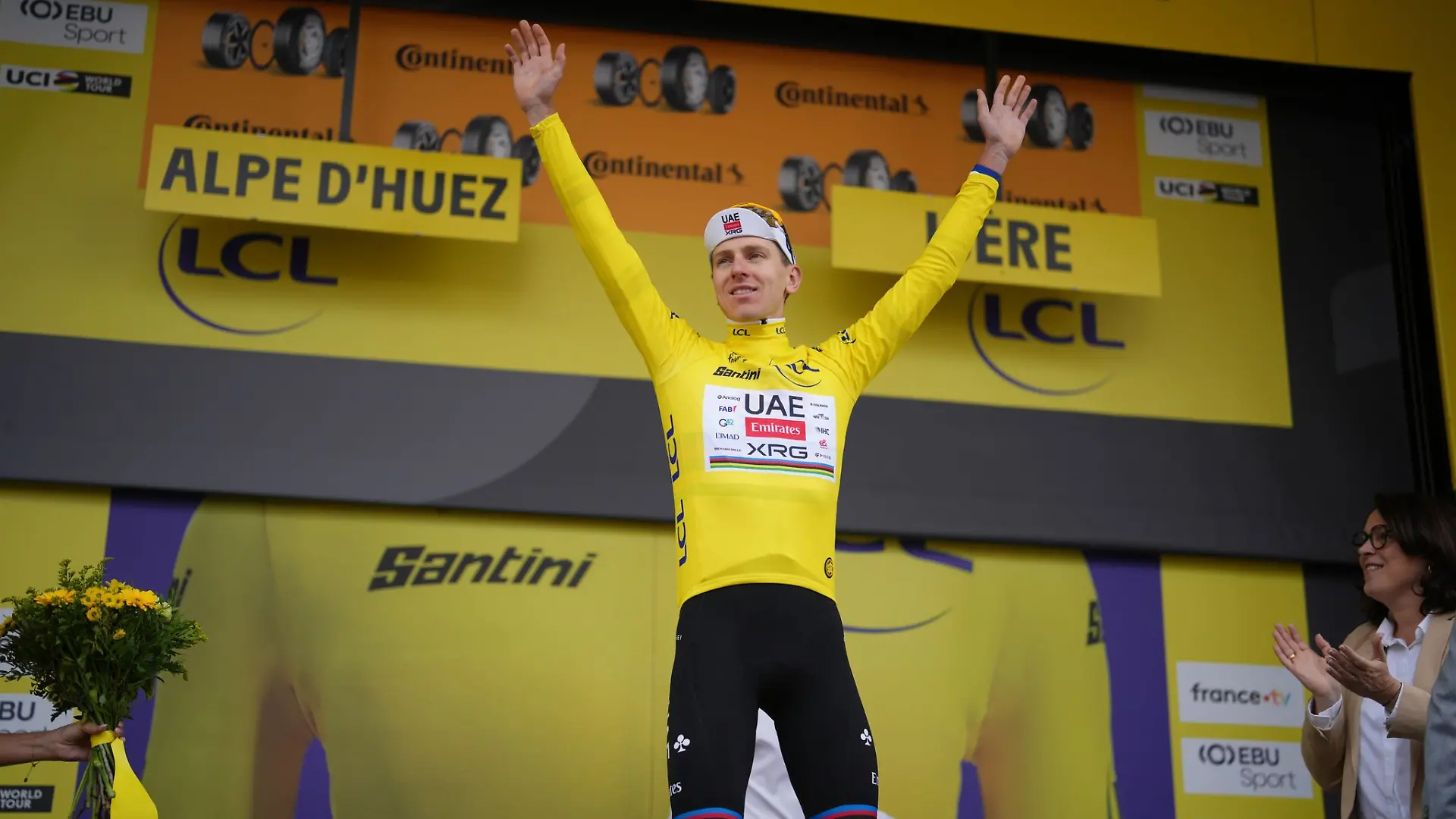 Tadej Pogacar dominiert die Tour de France.