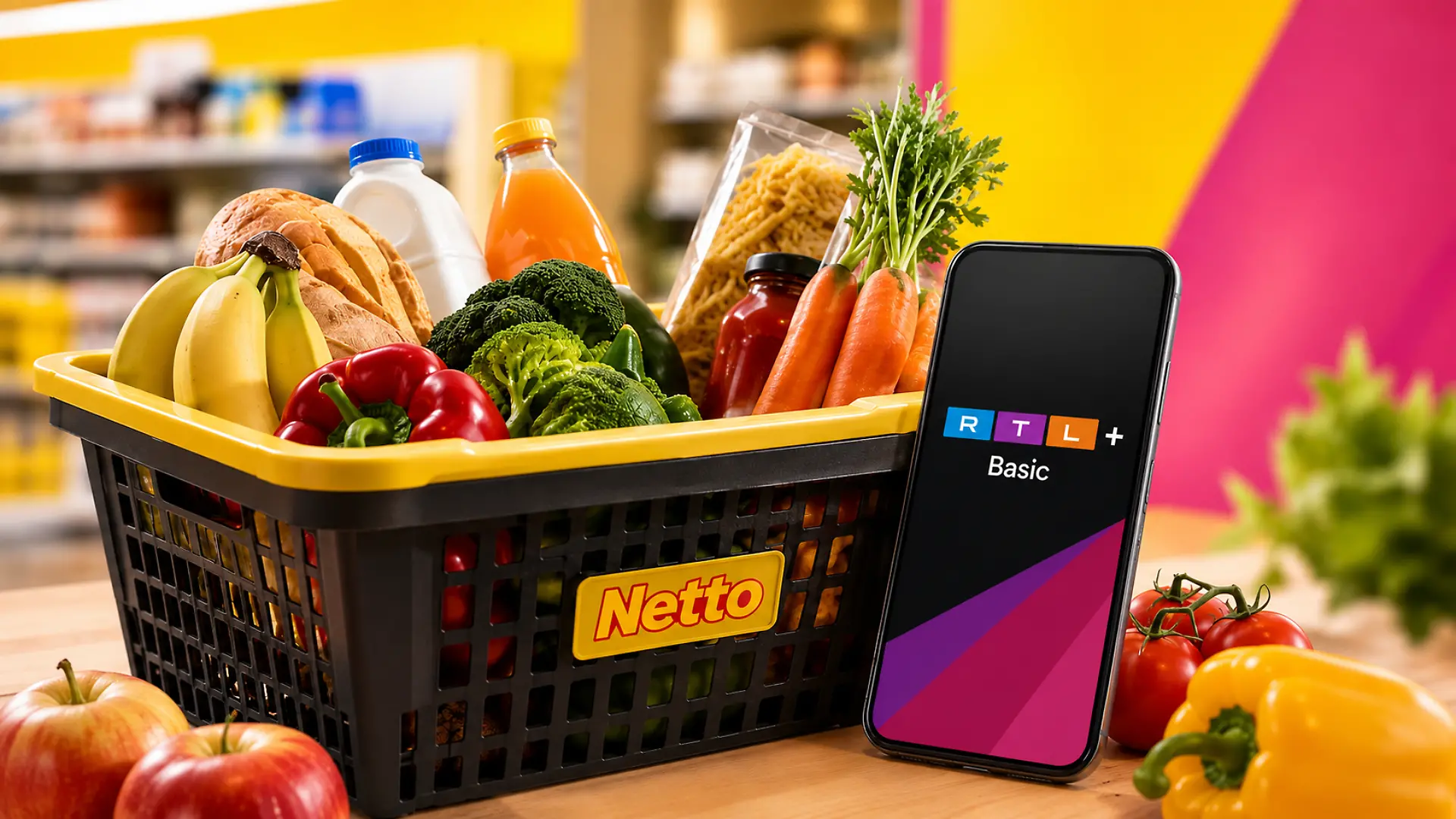 Netto Marken-Discount startet Streaming-Aktion mit RTL+