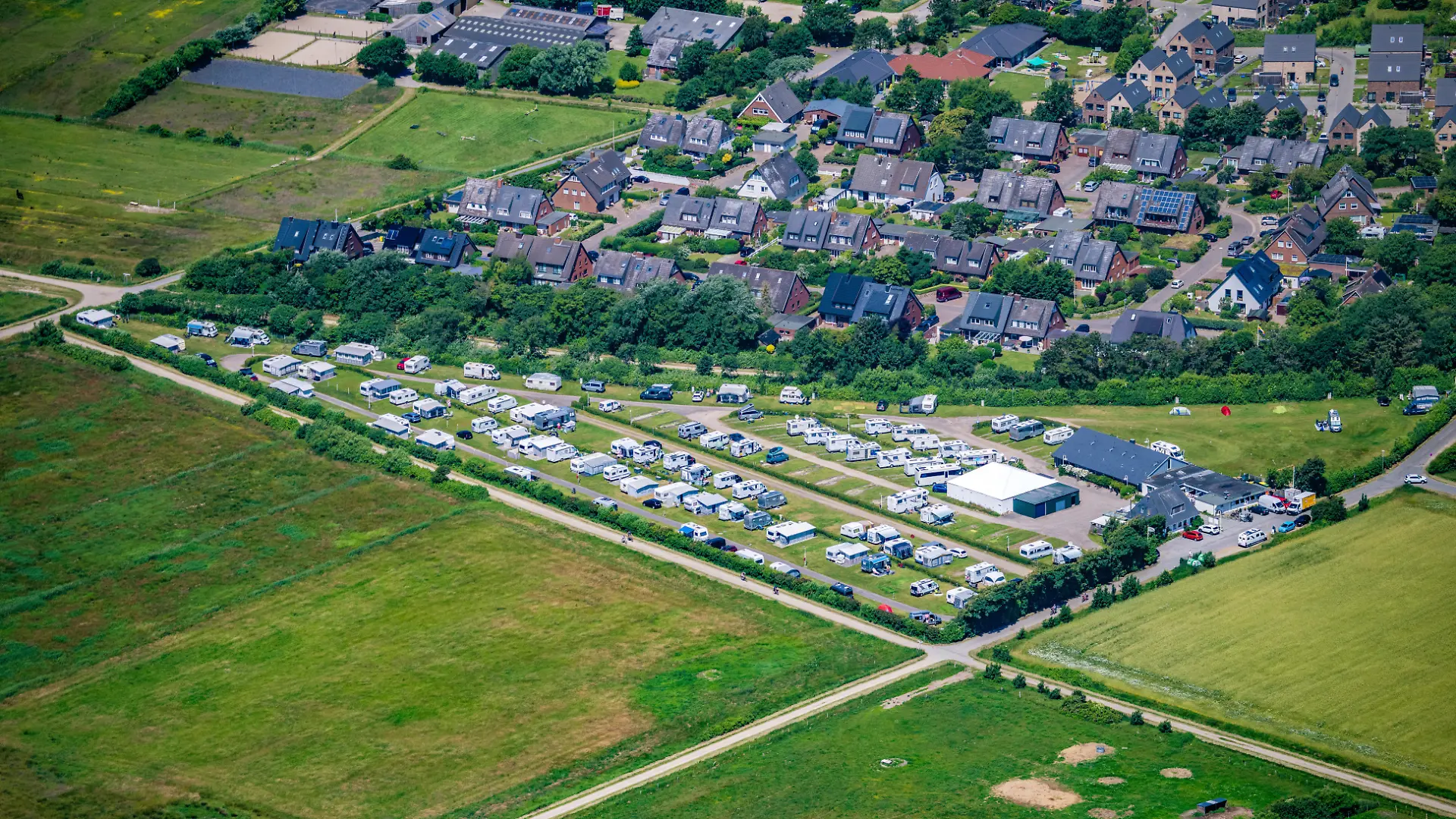 Der Campingplatz Südhorn auf Sylt