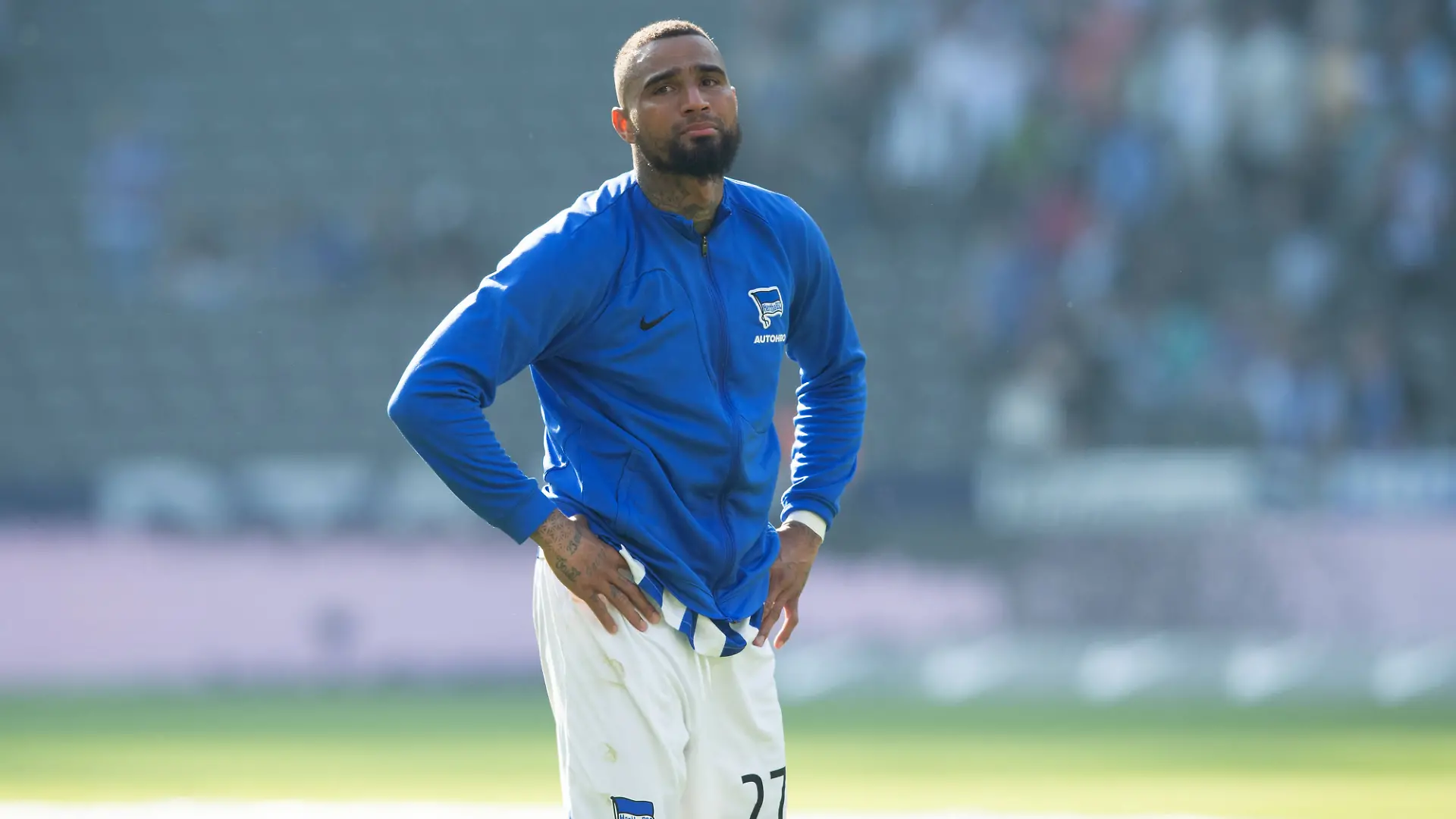 Der Abstieg der Hertha hat Kevin-Prince Boateng ordentlich mitgenommen.