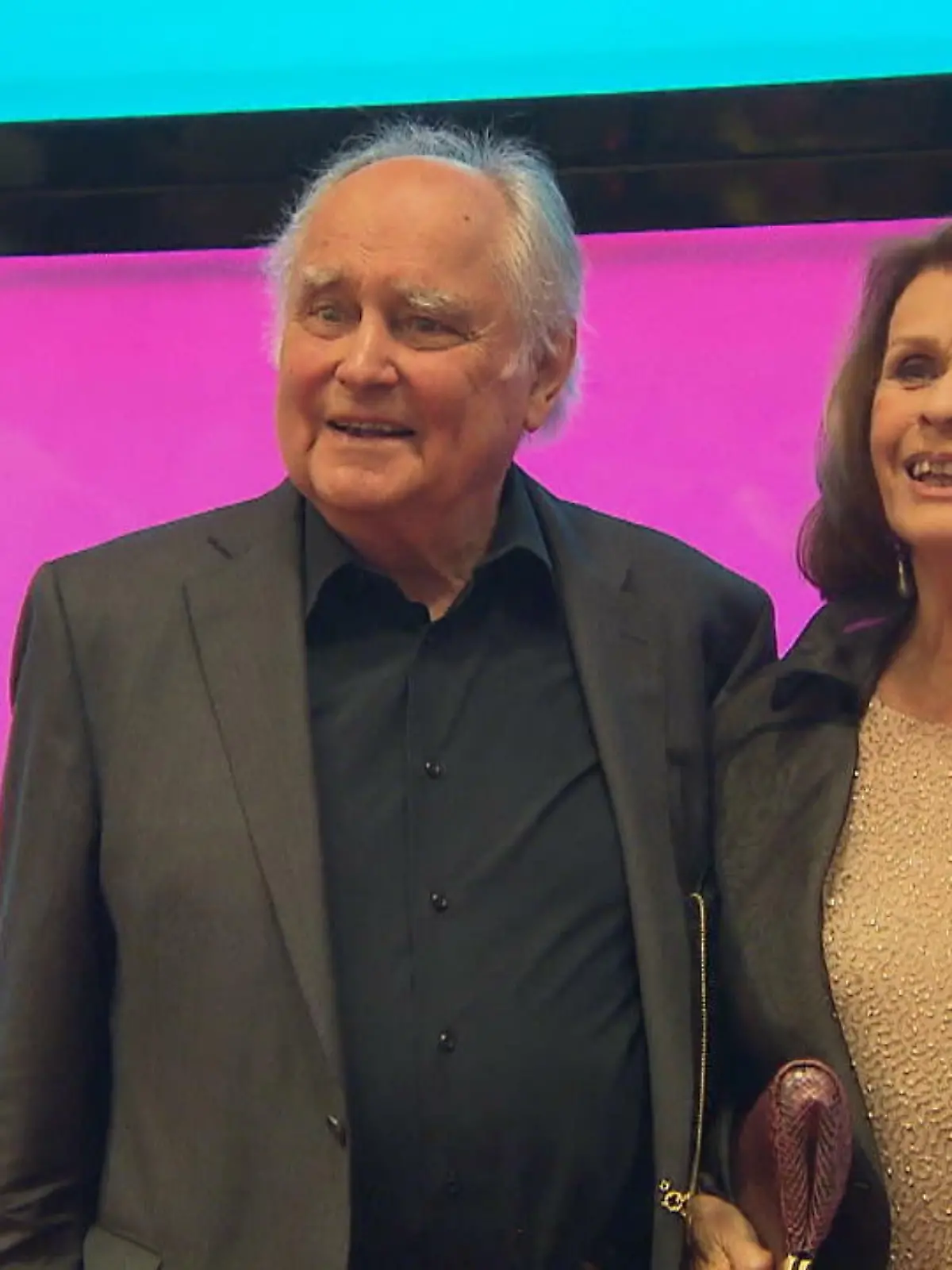 Senta Berger mit ihrem Mann beim Filmfest München.