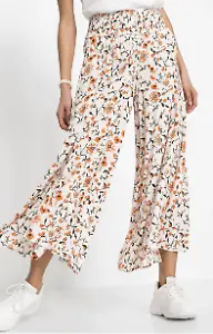 Palazzo-Hose aus fließender Viskose