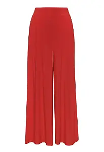Palazzohose mit extra weitem Bein