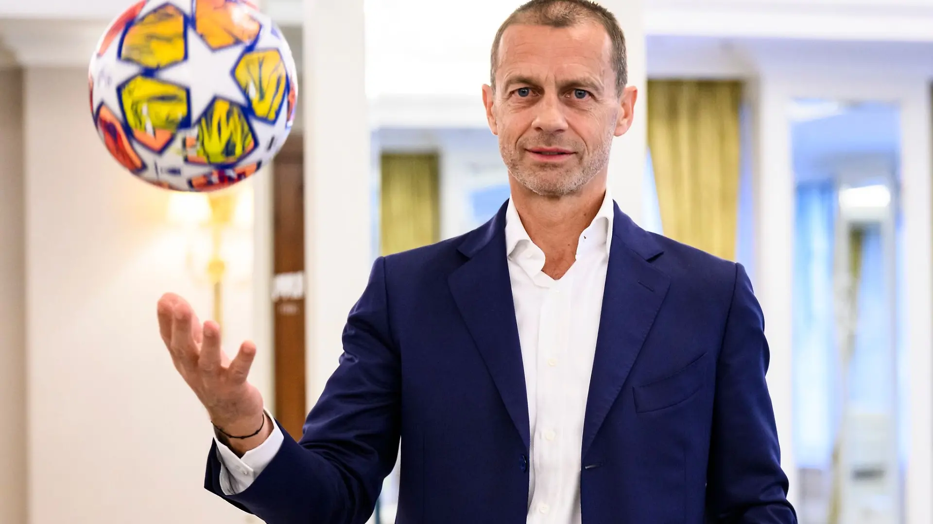 Organisiert Europas Widerstand: UEFA-Boss Ceferin. (Archivbild)