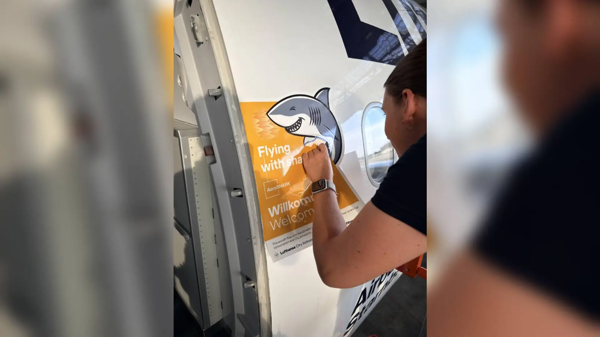 Lufthansa-Flugzeuge bekommen ein neues Gewand: Haifischhaut.