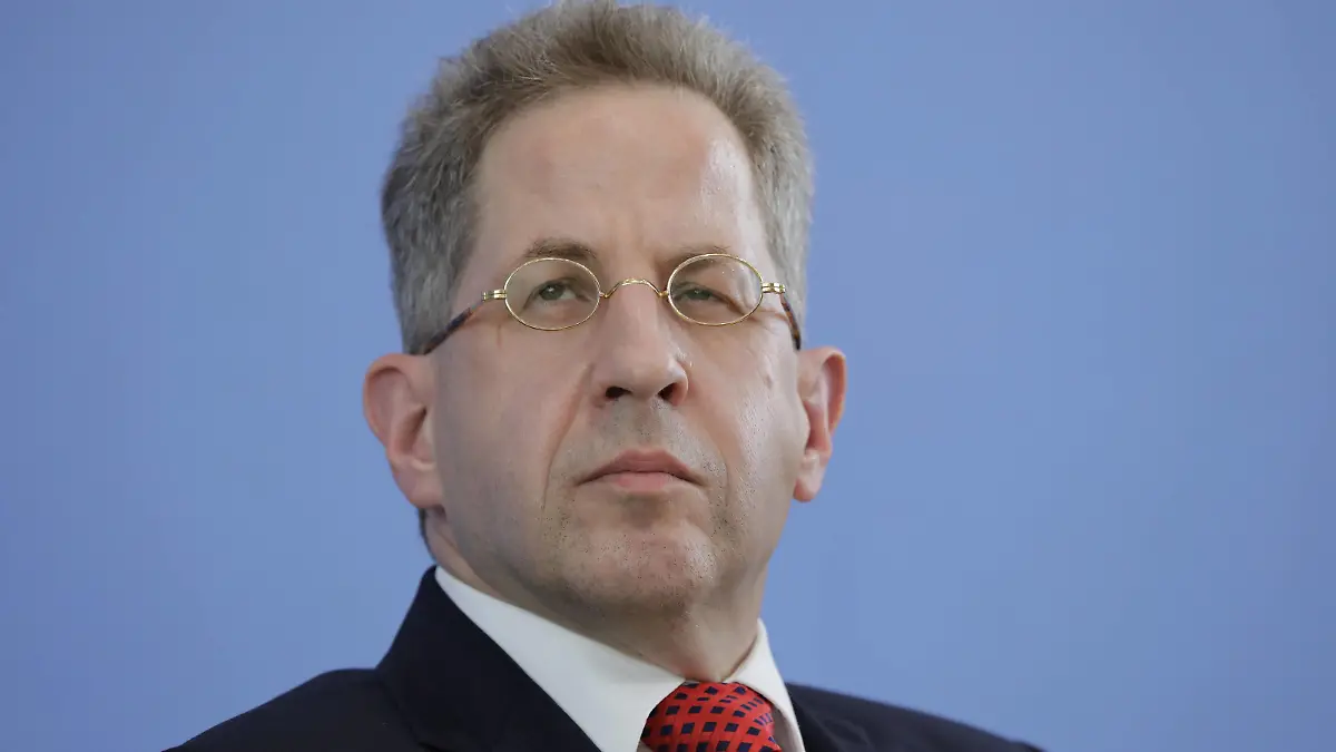 Hans-Georg Maaßen, Präsident des Bundesamtes für Verfassungsschutz (BfV), Deutschland, Berlin, Bundespressekonferenz, Thema: Vorstellung des Verfassungsschutzberichtes 2017, 24.07.2018 *** Hans Georg Maaßen President of the Federal Office for the Protection of the Constitution BfV Deutschland Berlin Federal Press Conference Topic Presentation of the Conservation Report 2017 24 07 2018
