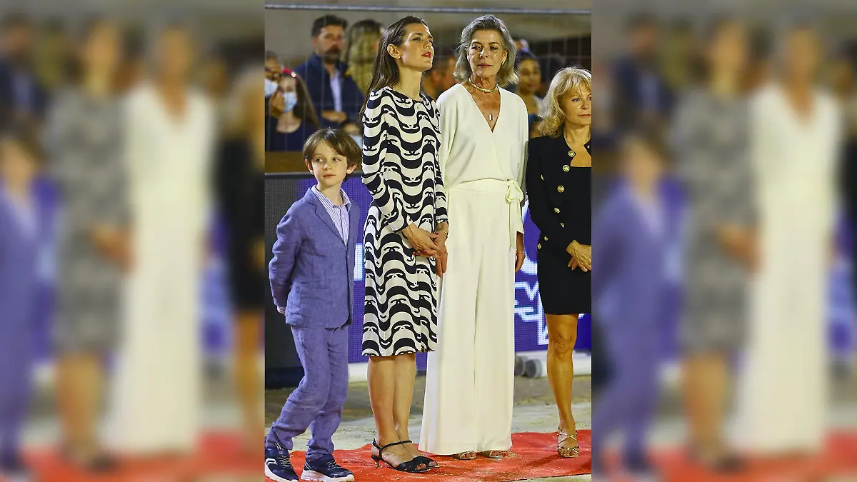 Caroline von Hannover mit Tochter Charlotte und Enkel Raphael beim Reitturnier in Monte Carlo