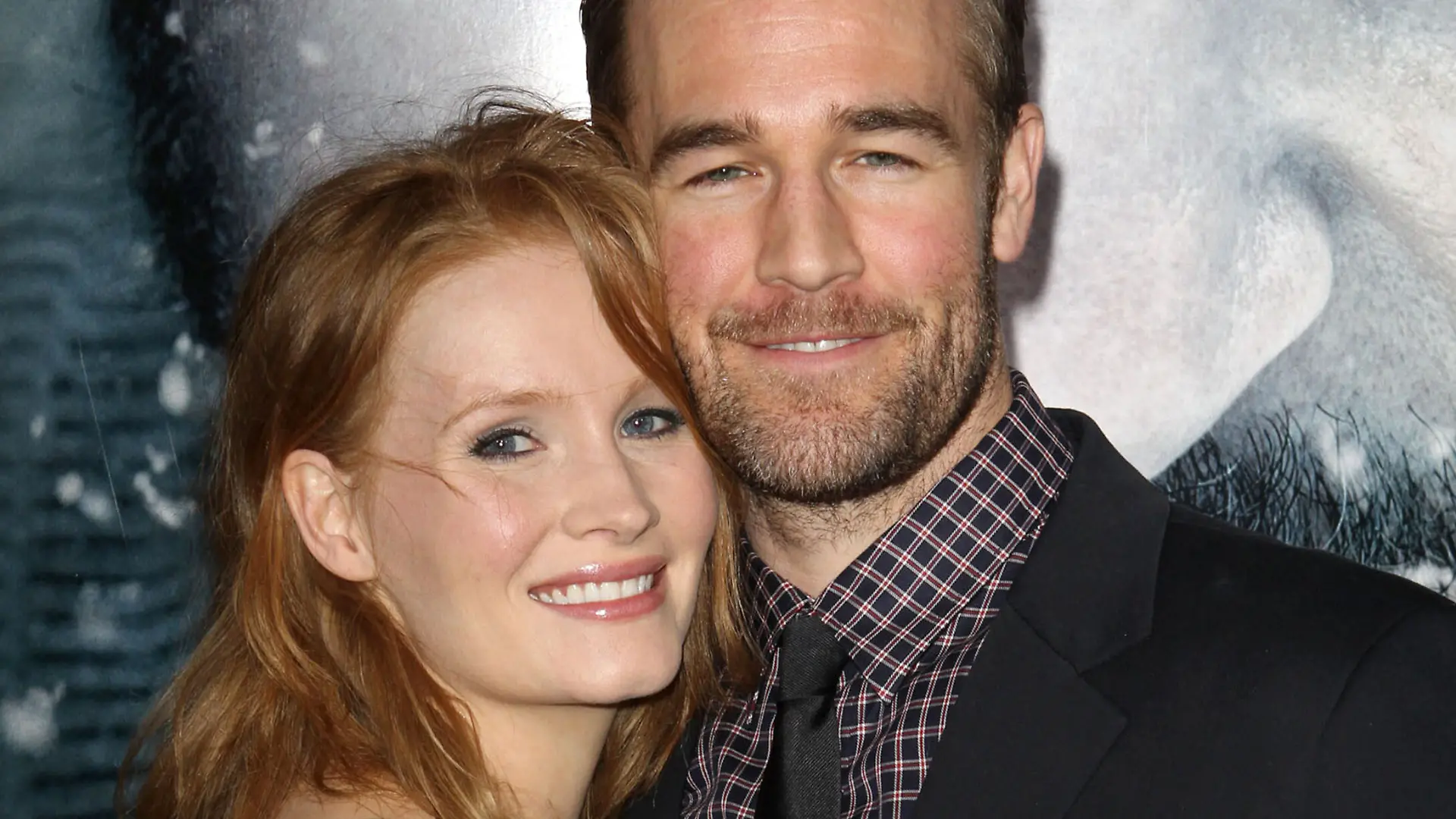 James Van Der Beek and girlfriend Kimberly Brooks