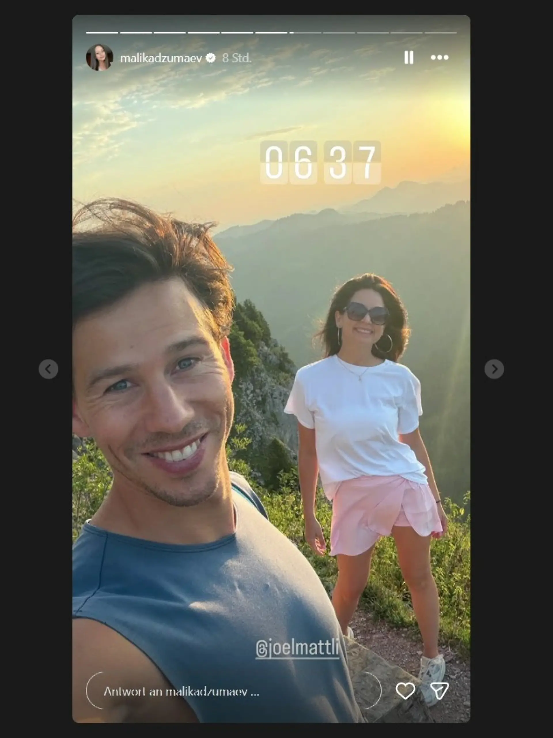 Bild zu: "Malika und Joel sorgen für Herzklopfen bei den Fans"