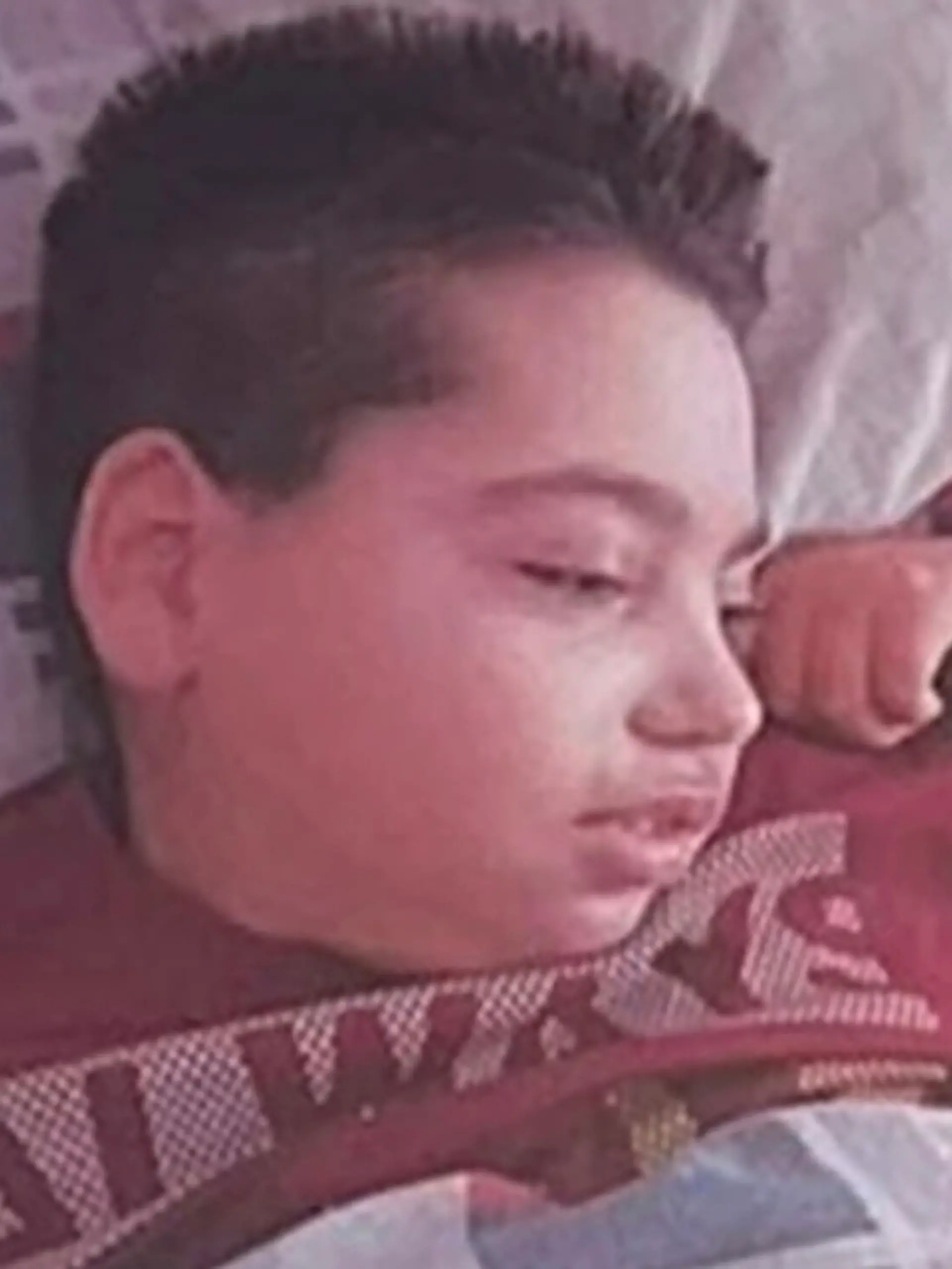 Italy, Coredo (Trento) - August 2, 2026 Mattia Maestri 13-year-old boy who died after eating cheese made from raw milk. The little Mattia was permanent in vegetative state since 2017 Photo courtesy Il Dolomiti *** Local Caption *** 00293100
