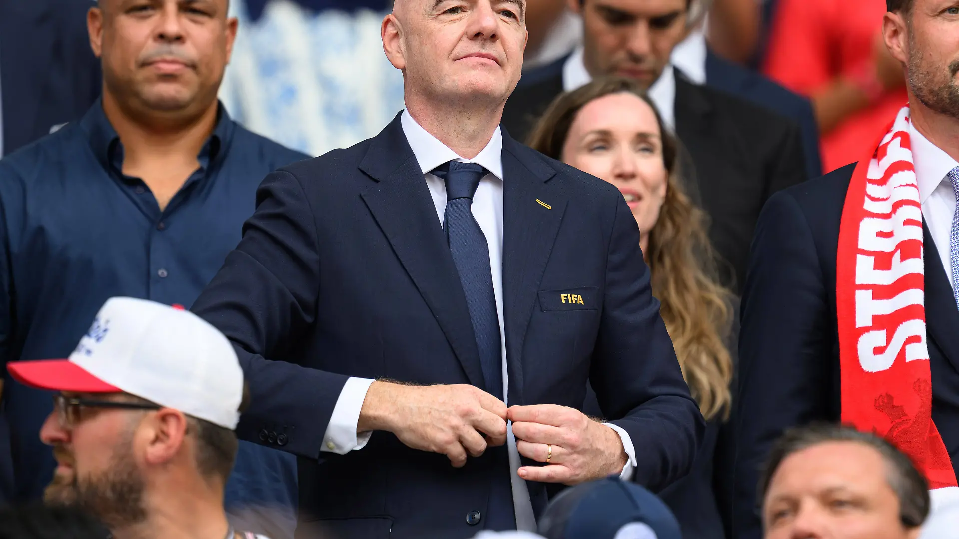 11 July 2026 - Norway v England - Miami Stadium- Quarter Final - 2026 World Cup - USA. *** STOCK PHOTO **8 11 July 2026 - Norway v England - Miami Stadium- Quarter Final - 2026 World Cup - USA. FIFA President Gianni Infantino. Picture : Mark Pain MIAMI USA PUBLICATIONxNOTxINxUK Copyright: xMarkxPainx