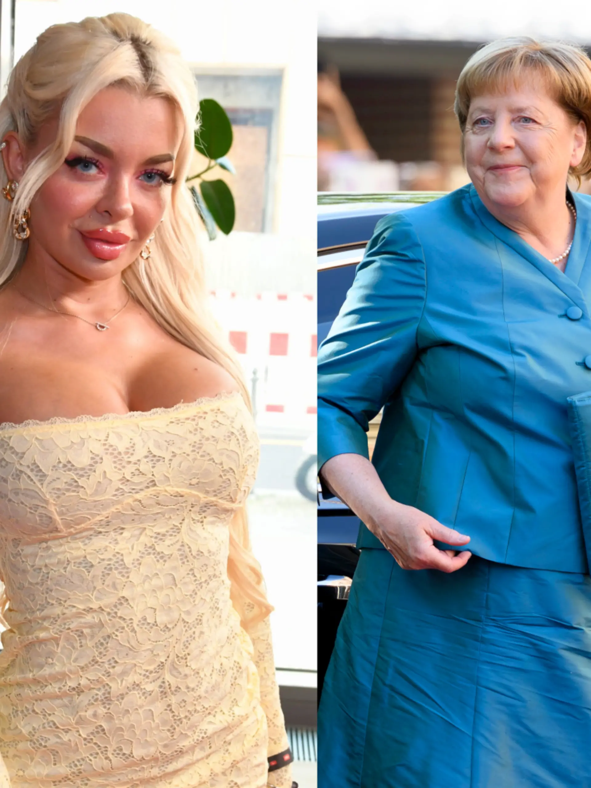 Bild zu: "Katja Krasavice lädt Angela Merkel zu ihrer Geburtstagsparty ein"