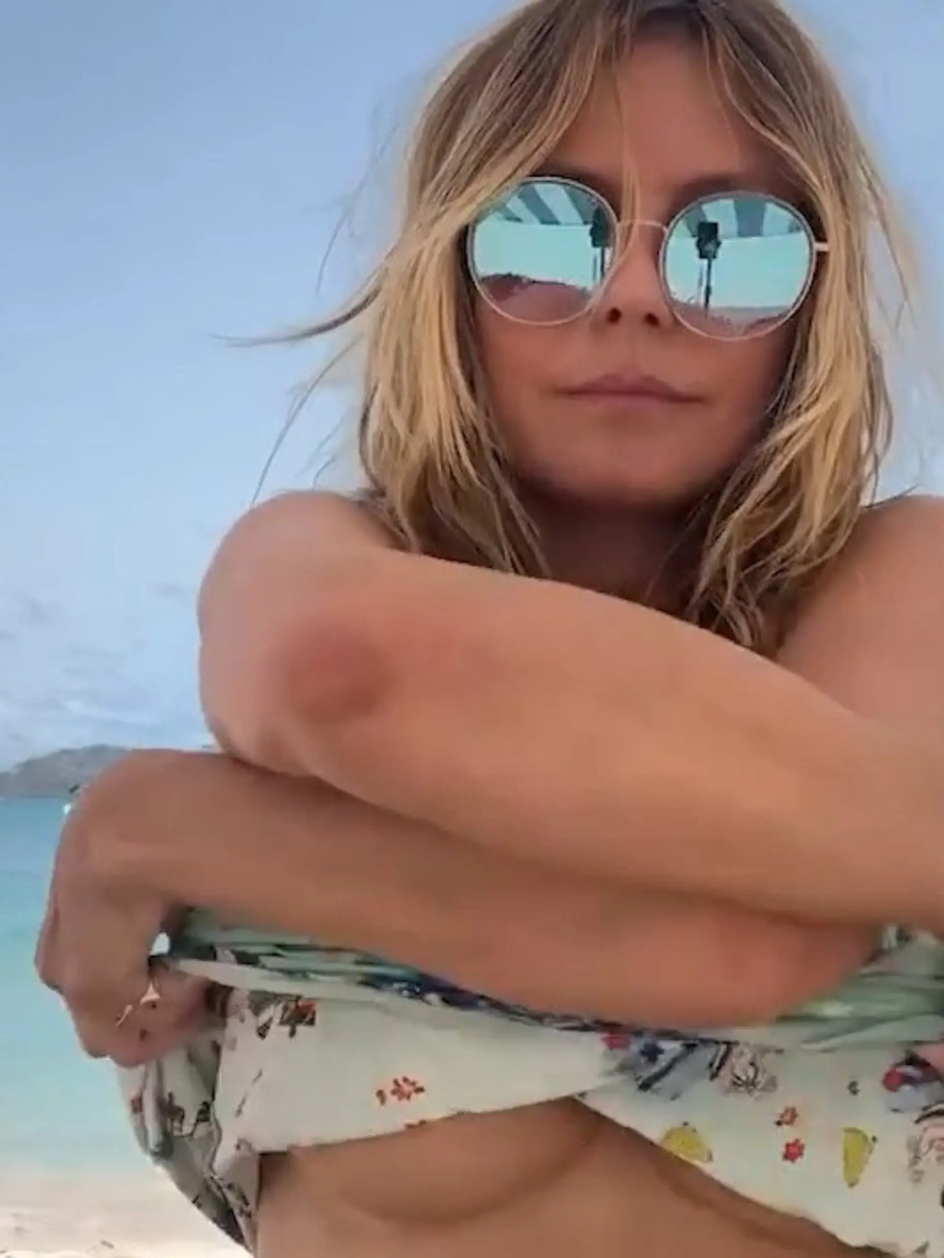 Bild zu: "Heidi Klum feiert Liebe oben ohne – und zeigt private Hochzeitsmomente mit Tom!"