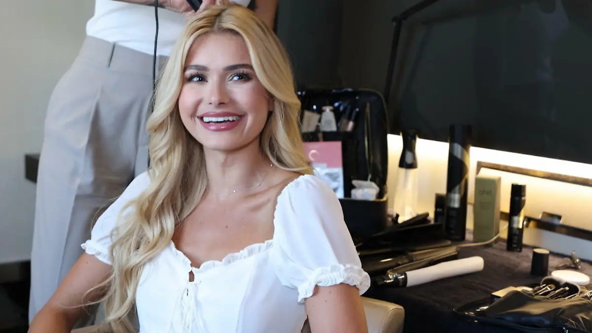 Pamela Reif super sympathisch! Beim GHD-Event in Mailand