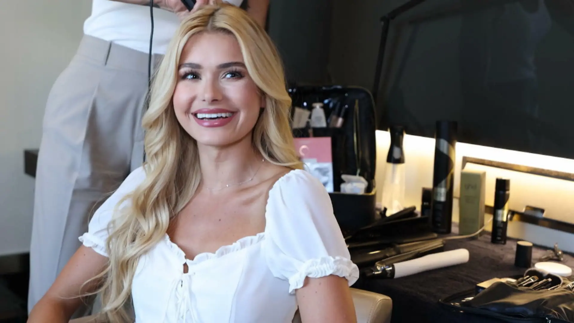 Pamela Reif super sympathisch! Beim GHD-Event in Mailand