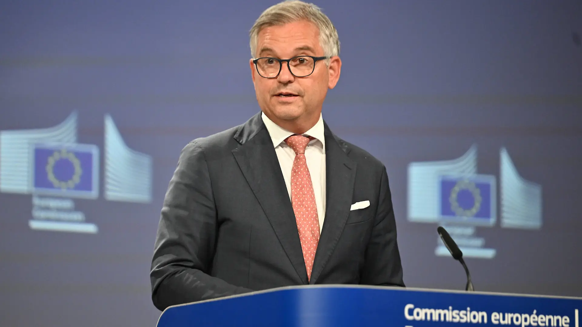 European Commissioner for Internal Affairs and Migration Magnus Brunner BRUSSELS, BELGIUM - AUGUST 4: European Commissioner for Internal Affairs and Migration Magnus Brunner holds a press conference following an extraordinary videoconference meeting of European Union interior ministers in Brussels, Belgium, on August 4, 2026. Dursun Aydemir / Anadolu Brussels Belgium. Editorial use only. Please get in touch for any other usage. PUBLICATIONxNOTxINxTURxUSAxCANxUKxJPNxITAxFRAxAUSxESPxBELxKORxRSAxHKGxNZL Copyright: x2026xAnadoluxDursunxAydemirx