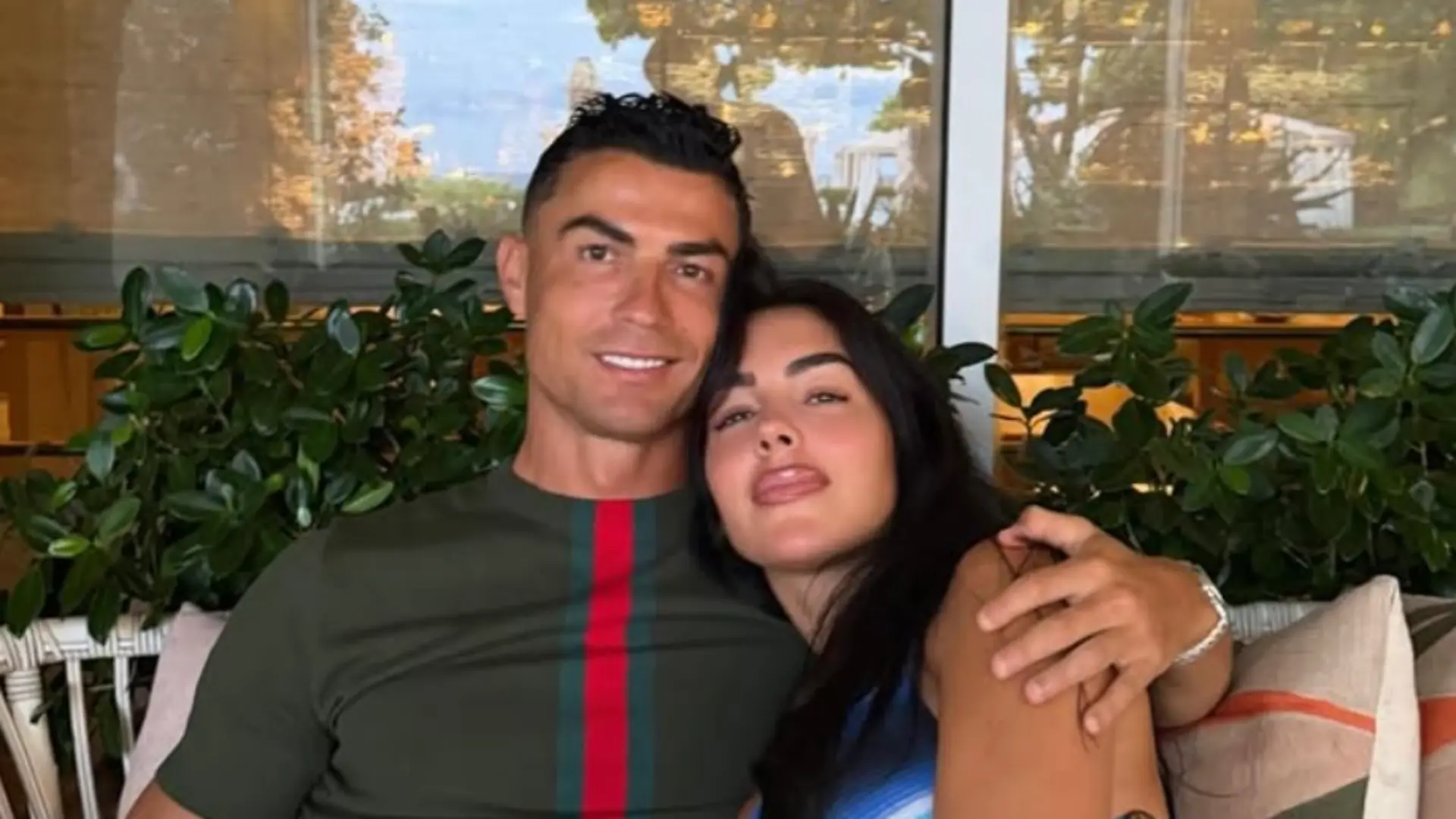 Cristiano Ronaldo mit seiner Georgina.