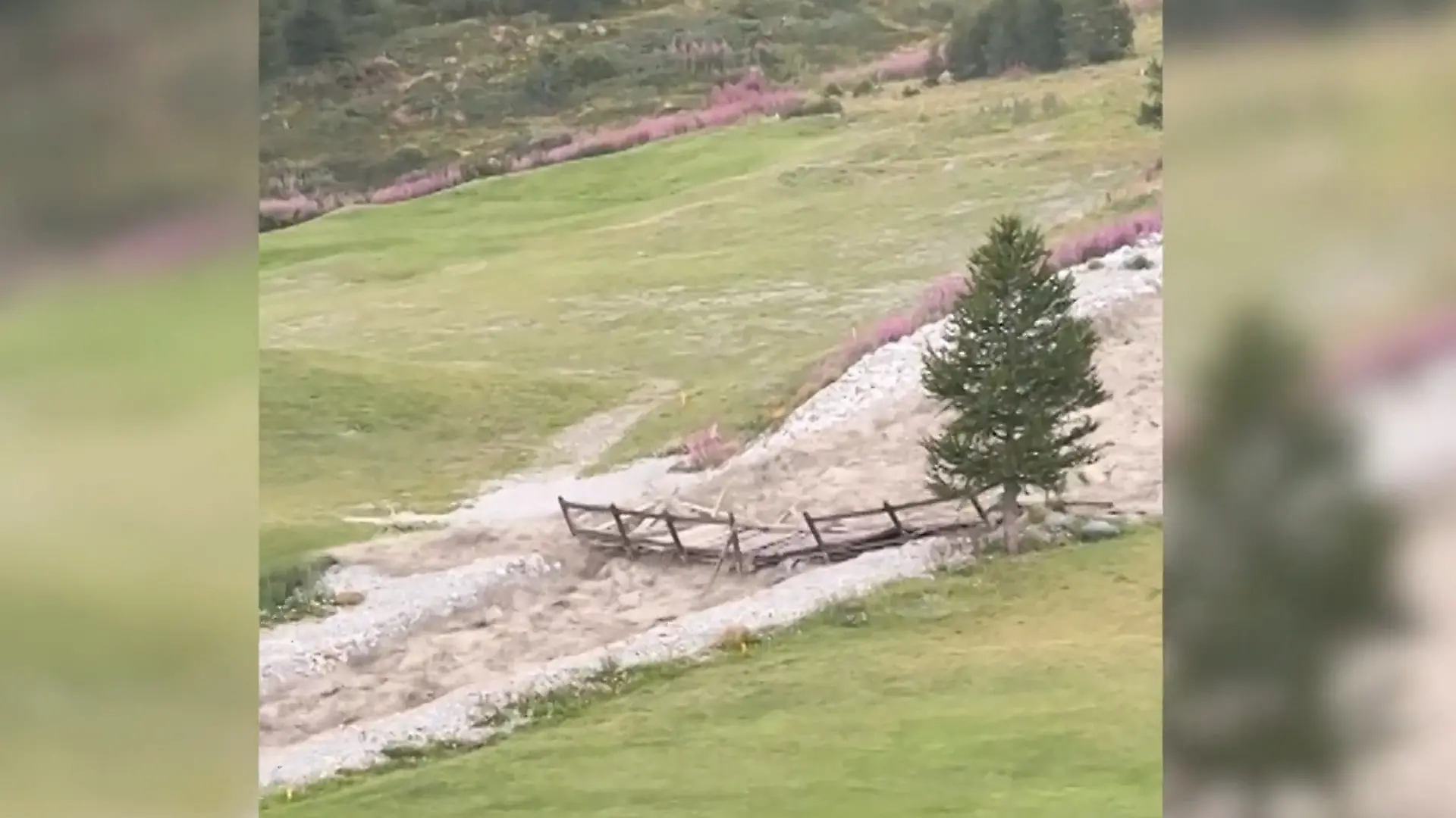 Naturgewalt am Matterhorn! Sturzflut reißt Brücke mit Zerstörerisches Unwetter in Urlaubsregion